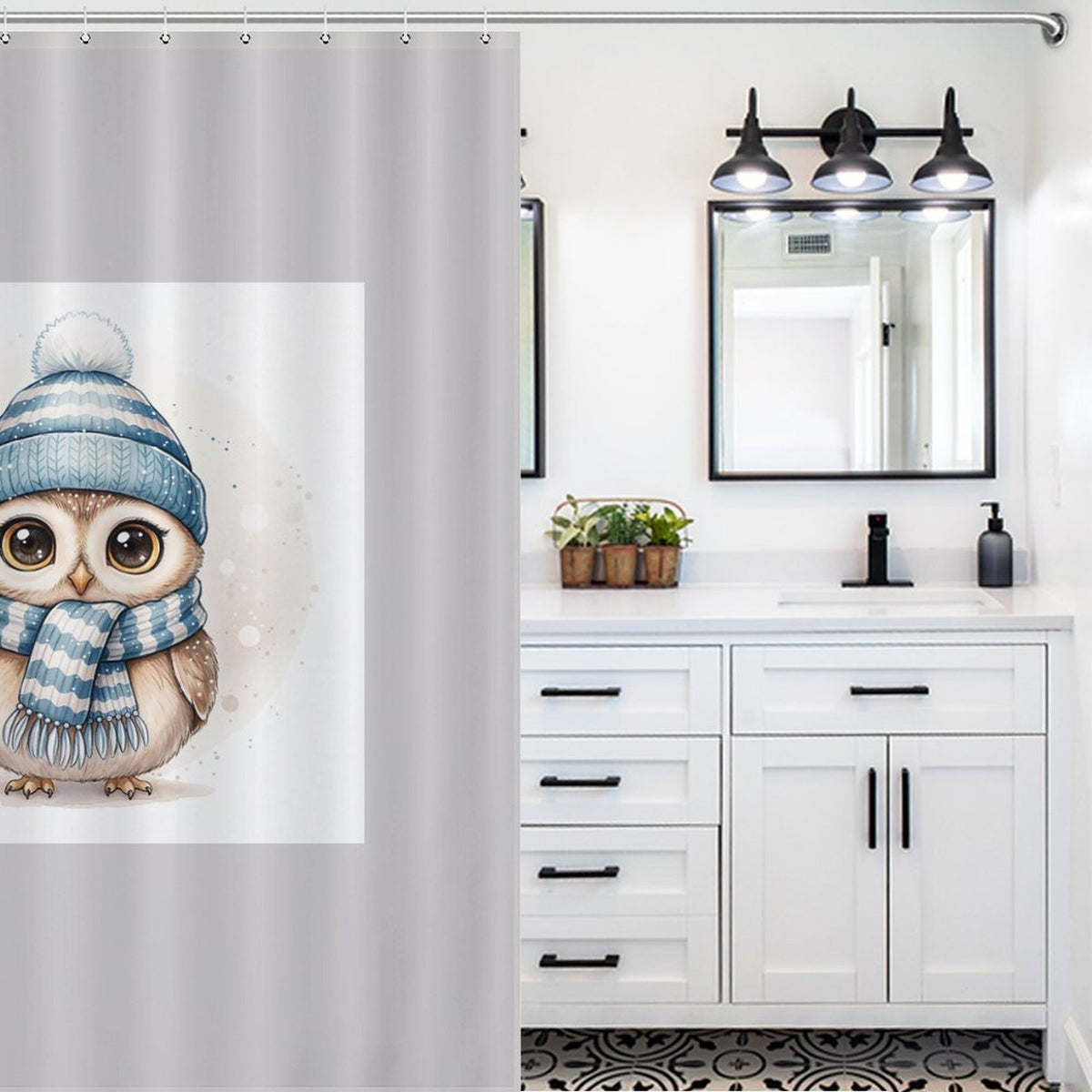 Owl Shower Curtain