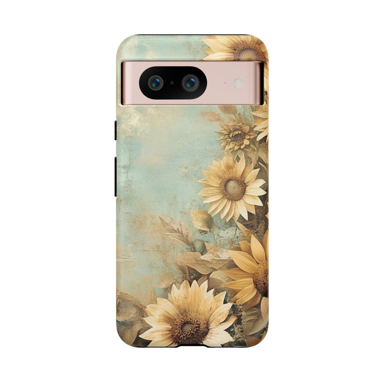 Sunflower Phone Case, Tough Shell Floral Cover, Nature Inspired Gift, Durable Protective Case, Perfect for Spring and Summer