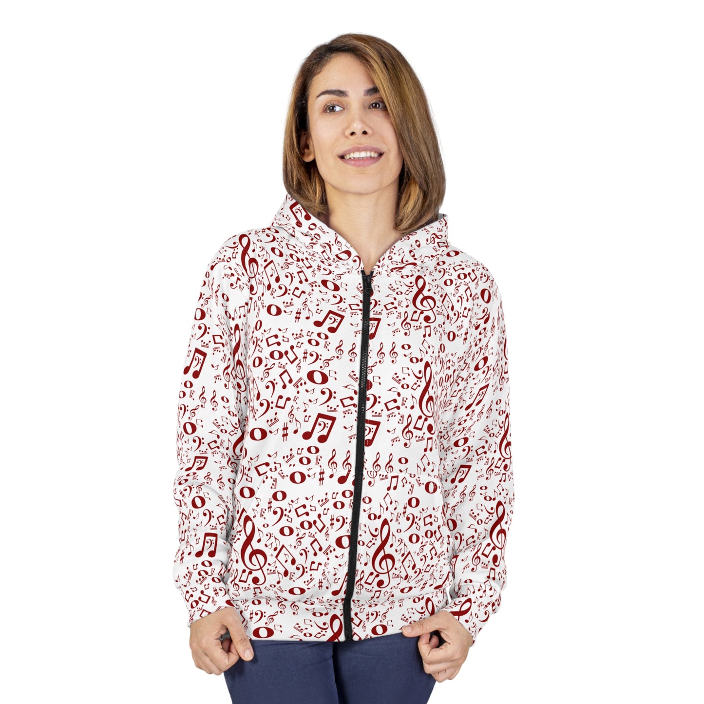 Musical Note Zip Hoodie