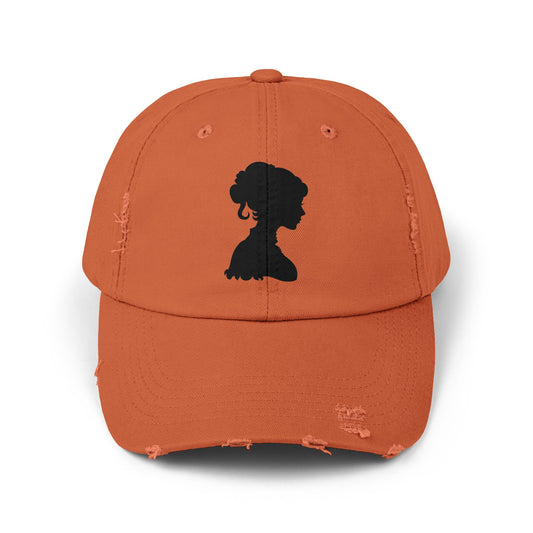Unisex Distressed Cap with Vintage Silhouette | Trendy Hat for Everyday Wear, Gift for Him or Her, Casual Streetwear