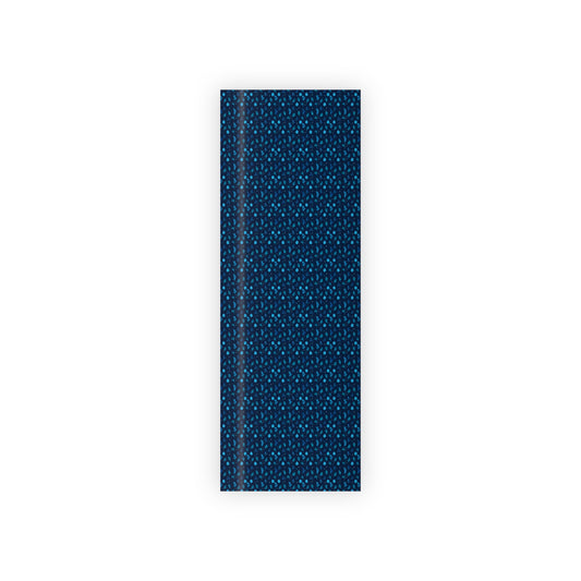 Elegant Gift Wrapping Paper Roll, Blue Polka Dot Pattern, Holiday Wrap, Birthday Gifts, Christmas Decor, Eco-Friendly Packaging