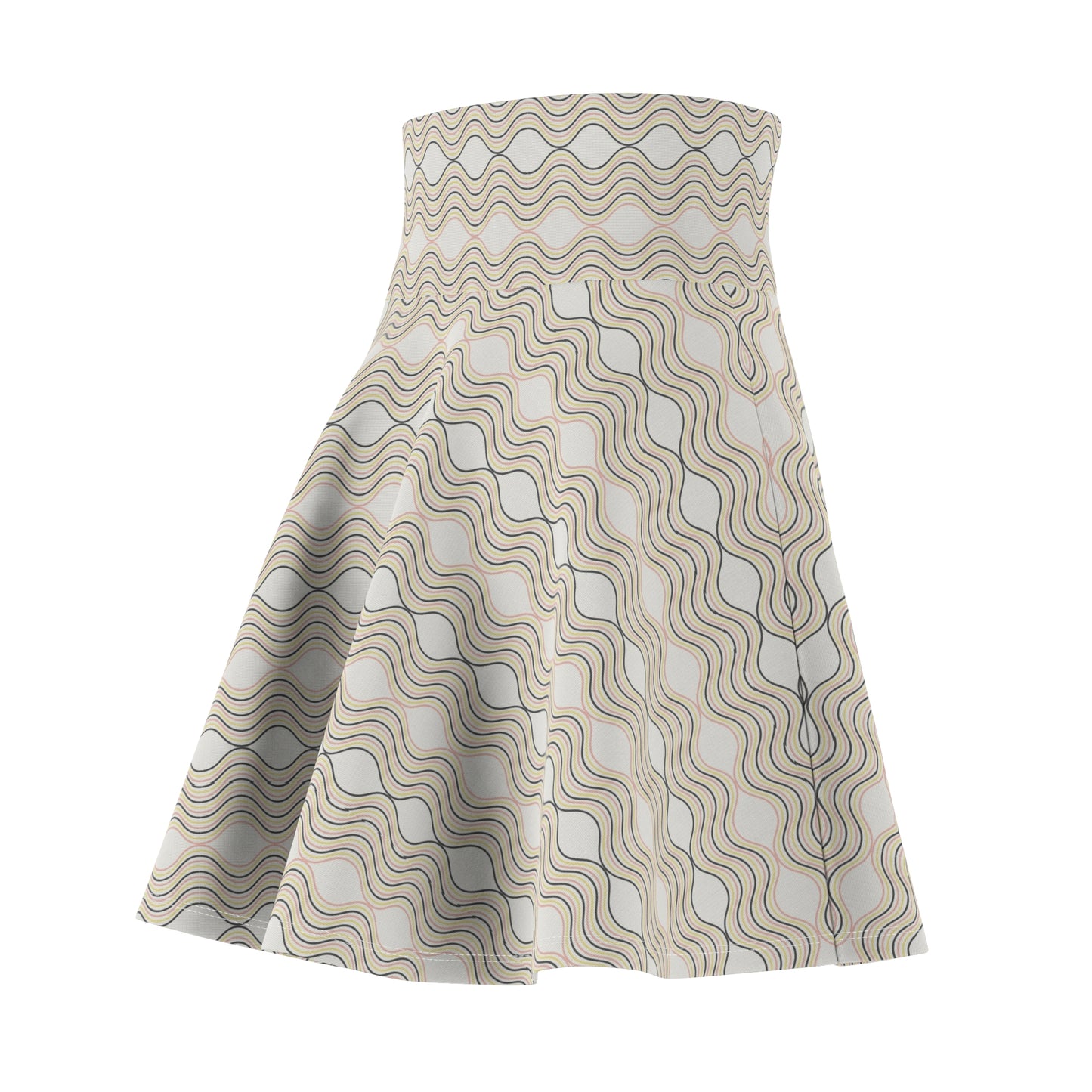 Chic Women's Skater Skirt - Trendy AOP Design, Stylish Summer Wear, Casual Outfit, Fashionable Gift, Unique Beachwear