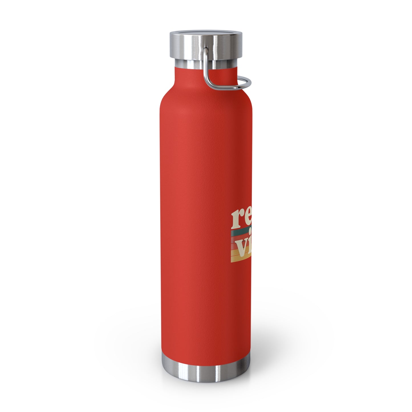 Retro Vibes Insulated Water Bottle, 22oz - Trendy Travel Flask, Stylish Hydration Gift for Fitness Lovers, Eco-Friendly Beverage Container