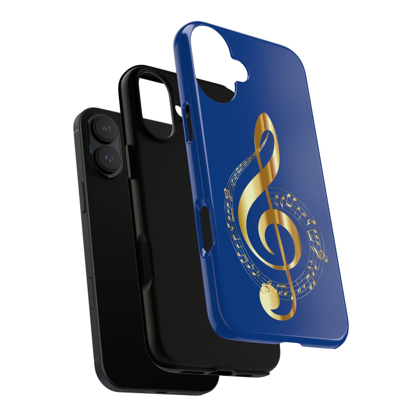 Tough Cases Blue and Gold Musical Note
