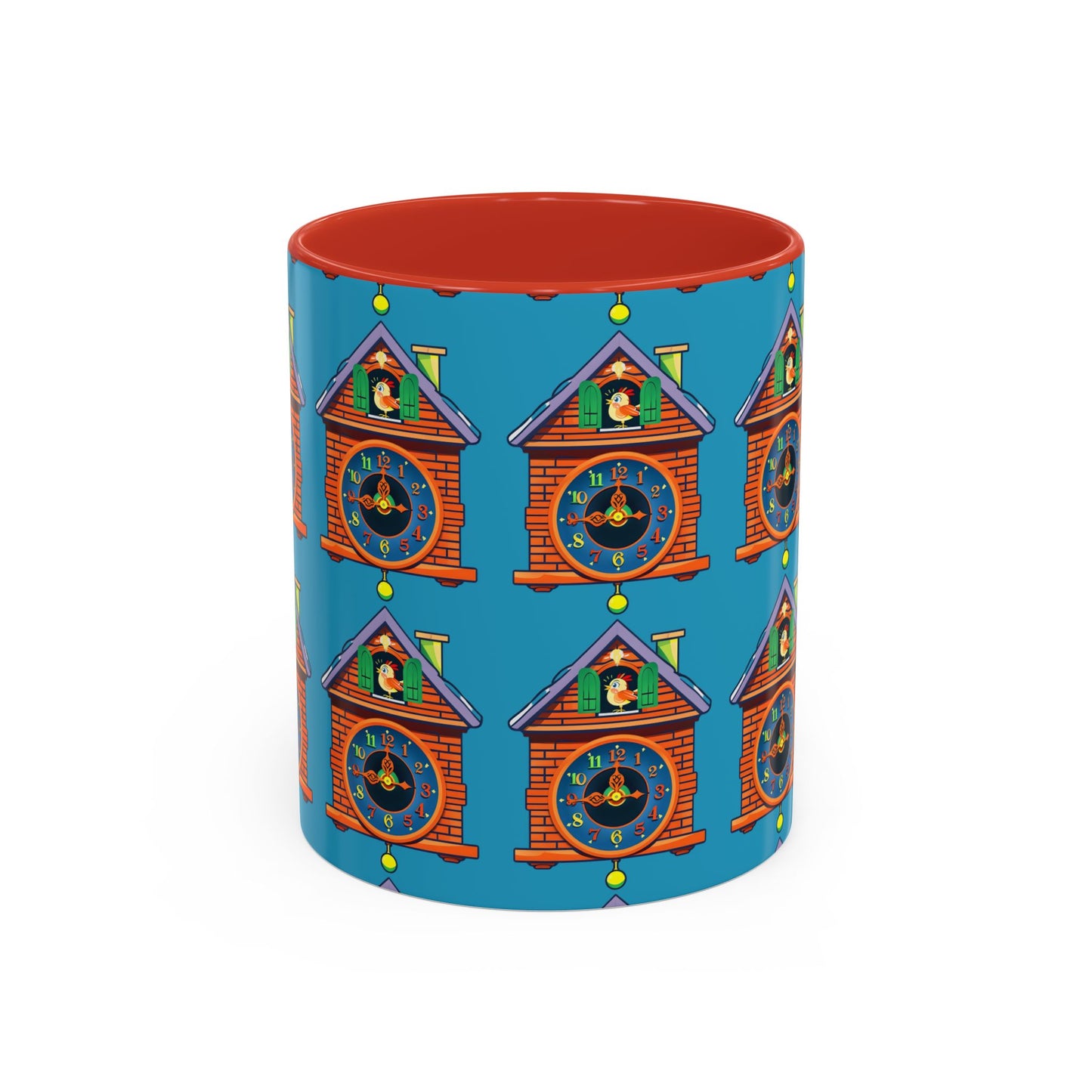 Whimsical Clock House Coffee Mug Unique Gift for Home Decor