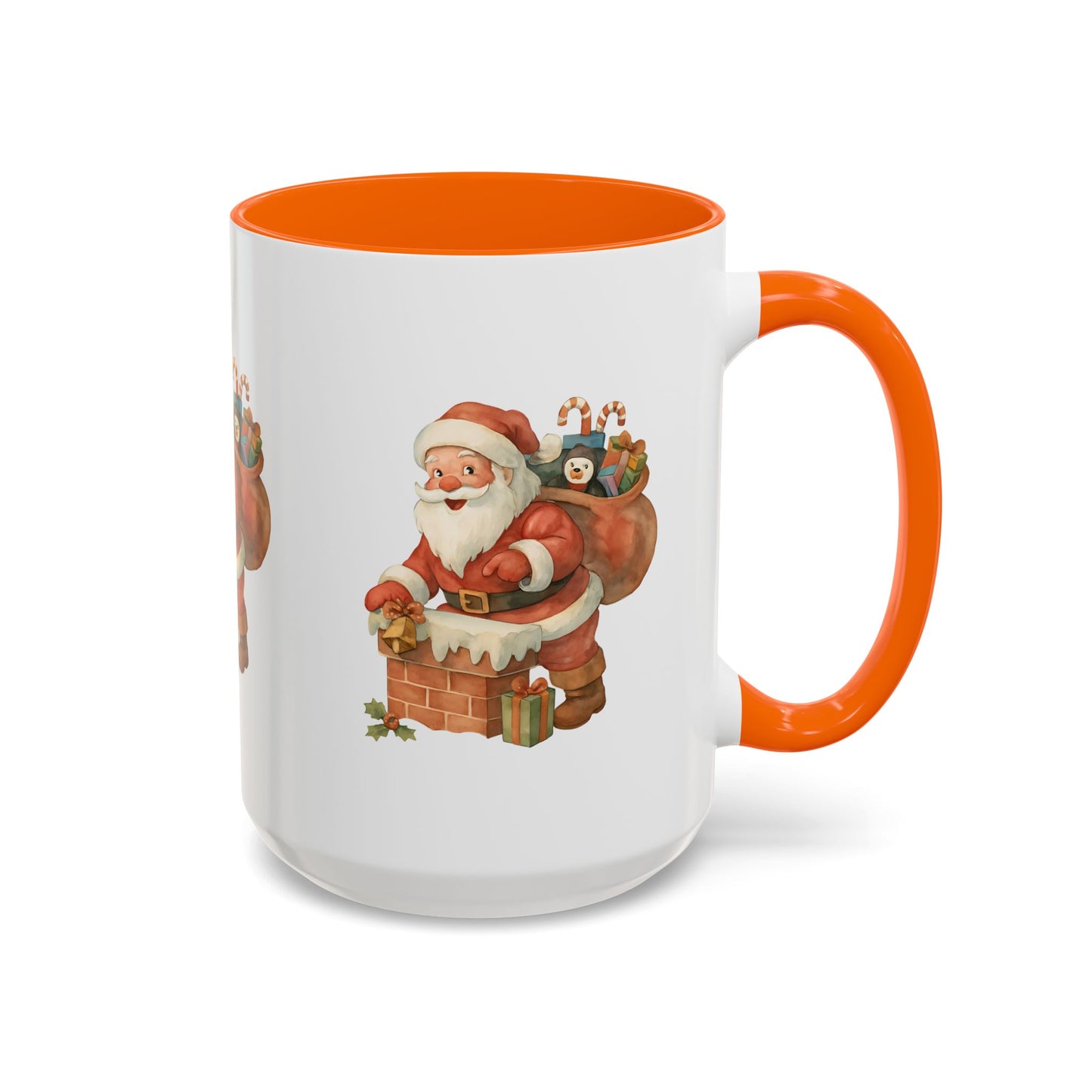 Festive Santa Coffee Mug, Holiday Gift, Christmas Decorations, Cozy Kitchen, Unique Mug, Santa-Themed Drinkware