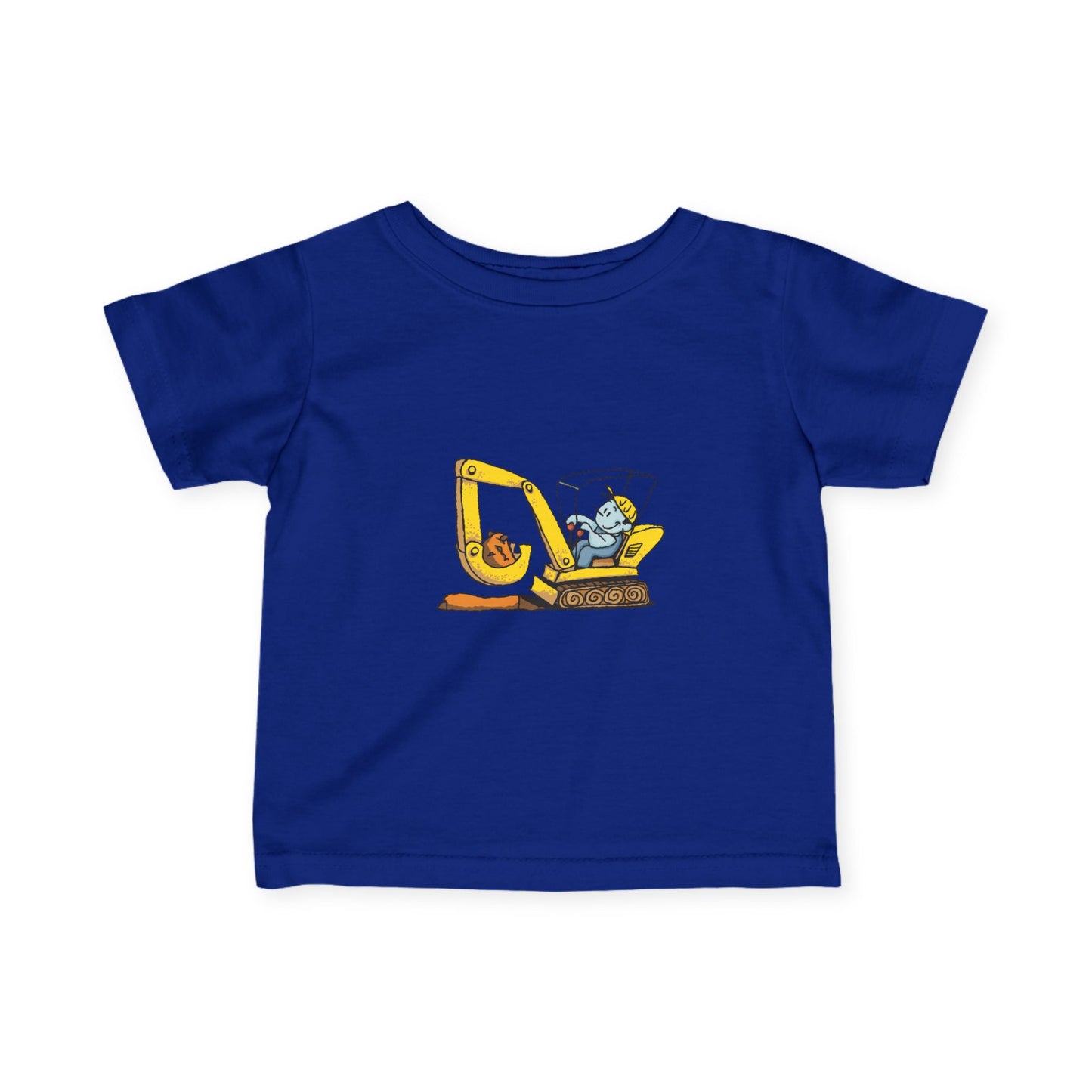 Cute Construction Theme Infant Tee, Baby T-Shirt, Toddler Clothing, Birthday Gift, Playful Outfit, Unique Baby Wear