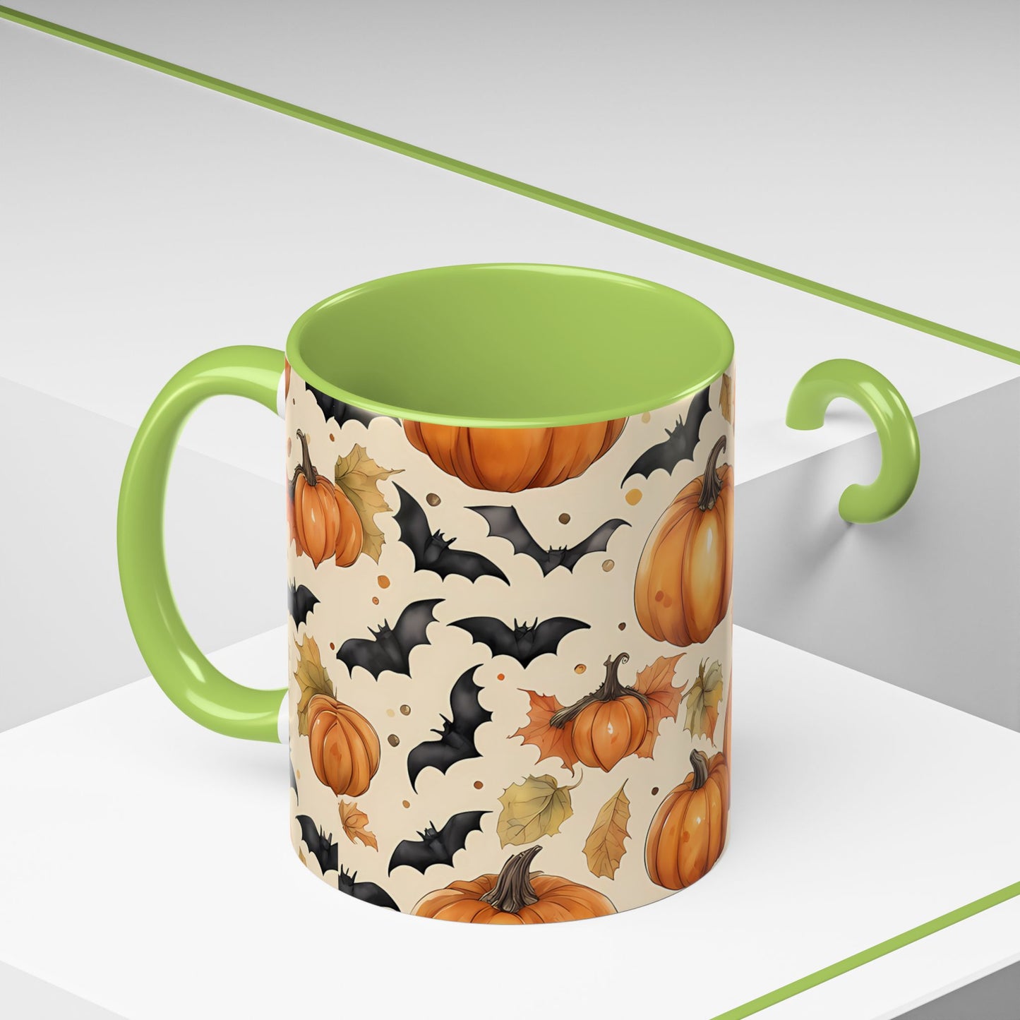Pumpkin Halloween Coffee Mug, Fall Decor Mugs, Spooky Halloween Gifts, Autumn Drinkware, Seasonal Coffee Cups