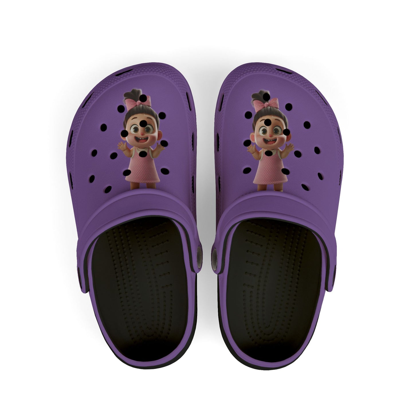 Colorful Kids EVA Foam Clogs with Fun Characters, Playful Footwear for Summer
