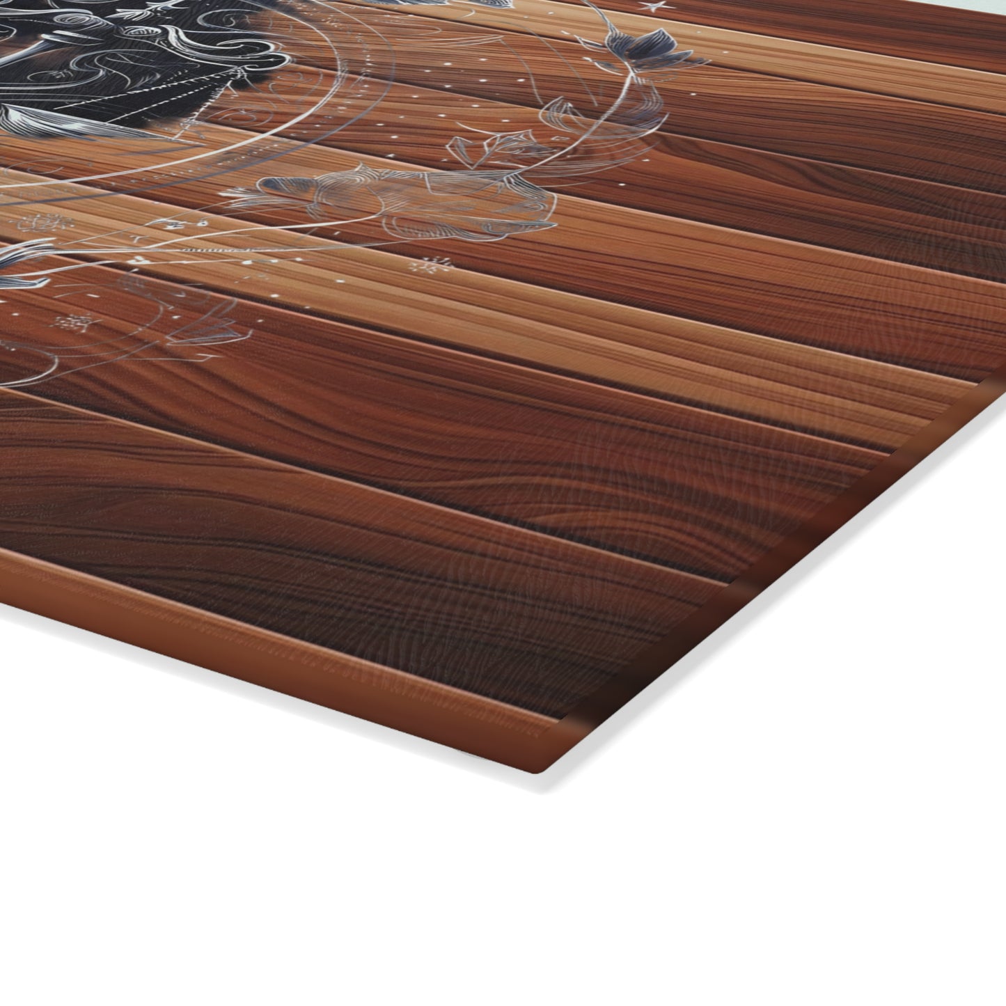Elegant Law Theme Glass Cutting Board - Perfect for Gifts, Home Decor, Kitchenware, Legal Professionals, Housewarming