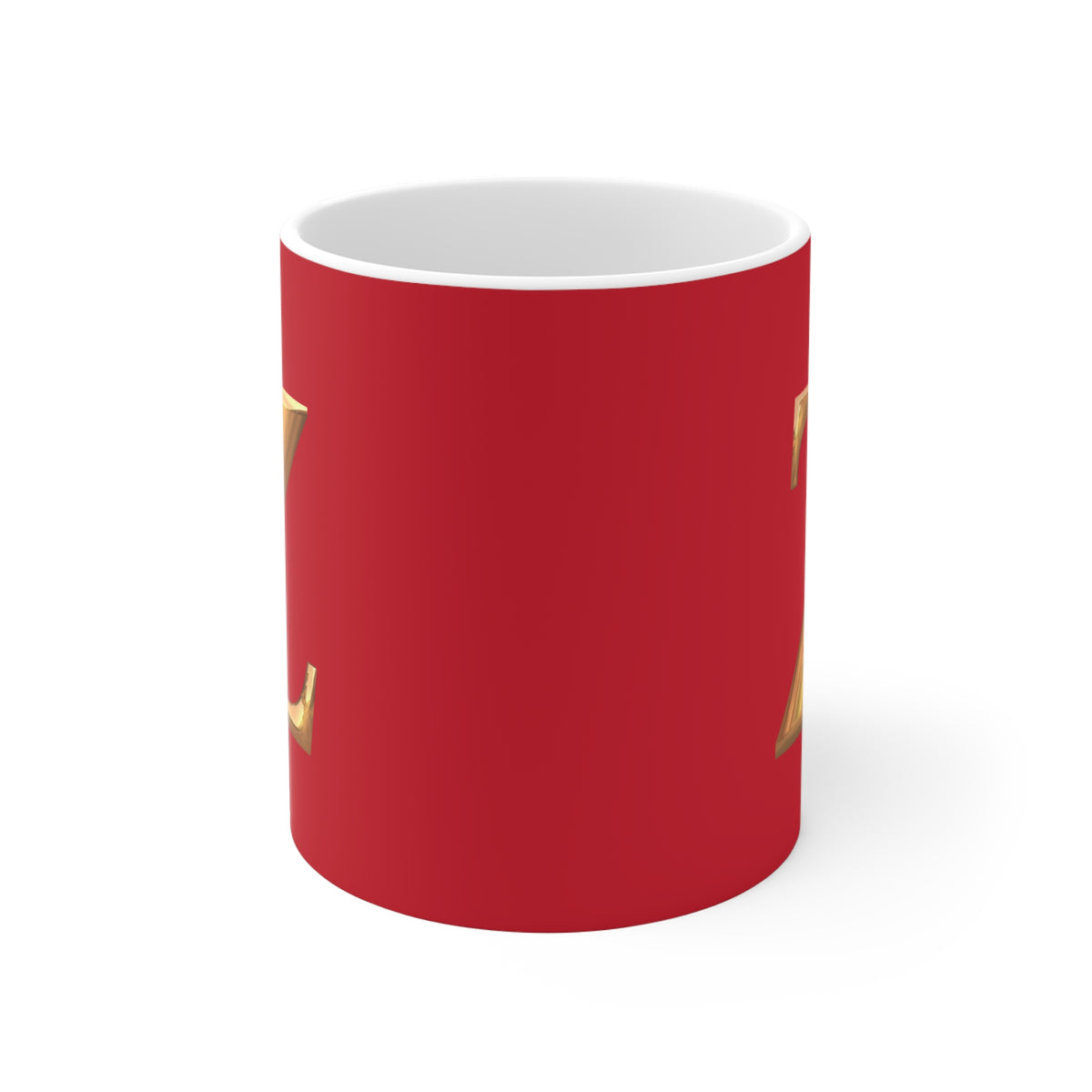 Personalized "Z" 11oz Mug, Initials Coffee Cup, Custom Ceramic Mug, Unique Gift for Coffee Lovers, Great for Holidays