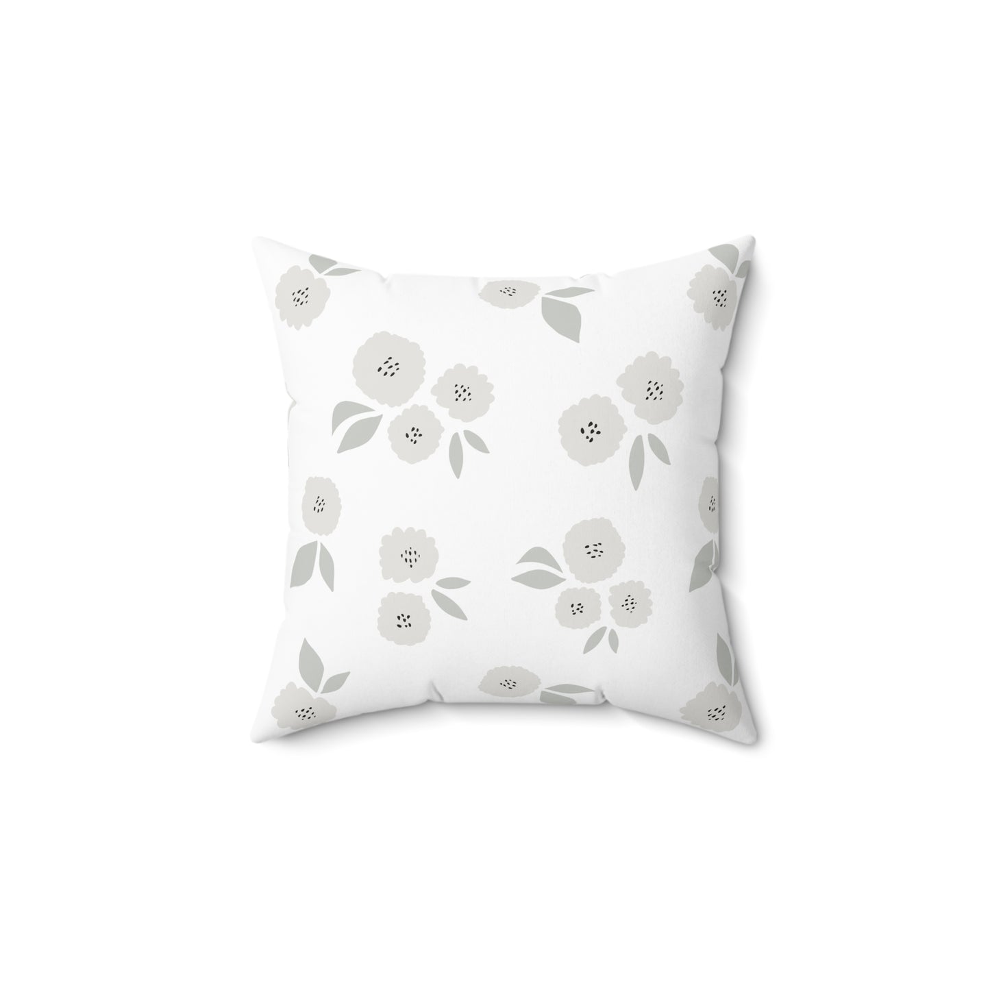 Floral Decor Accent Pillow for Cozy Home, Spring Gift, Boho Decor, Flower Print Cushion, Living Room Accessory