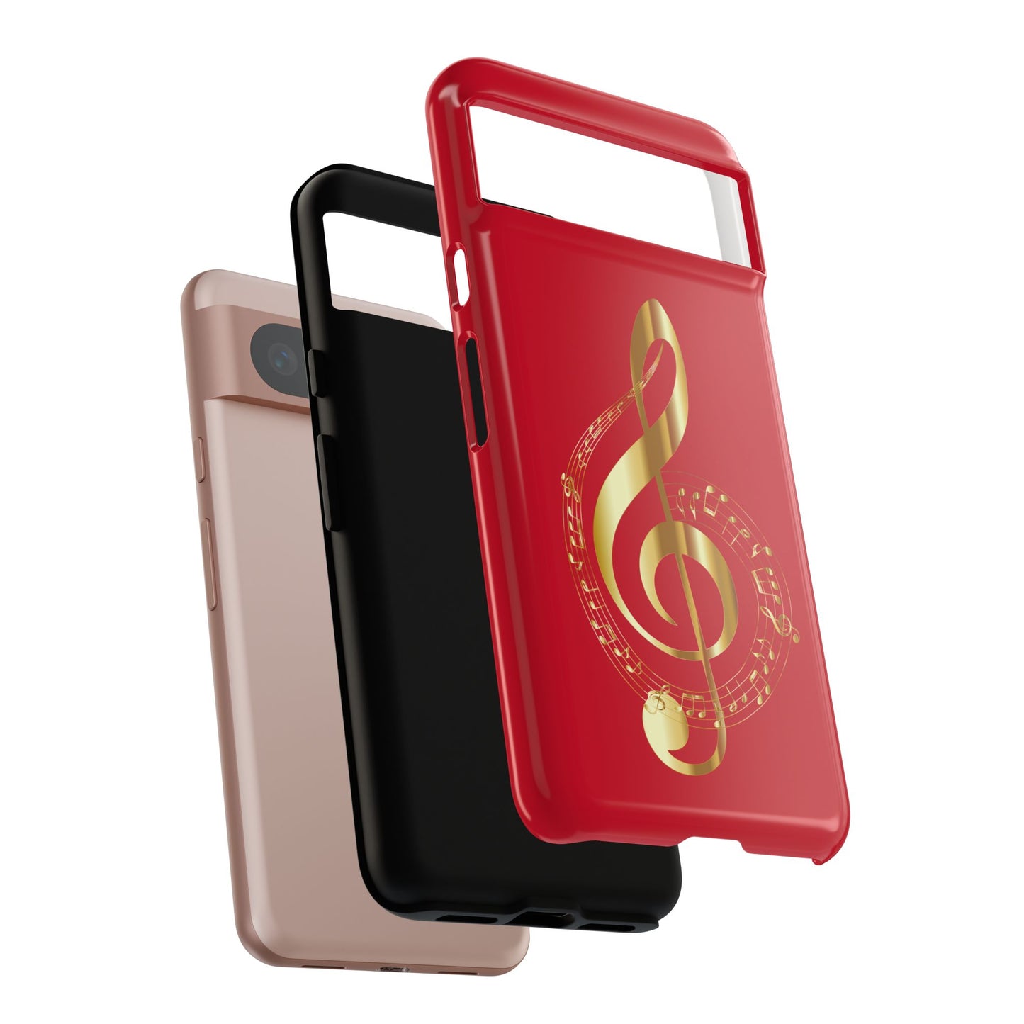 Tough Cases - Red Musical Note