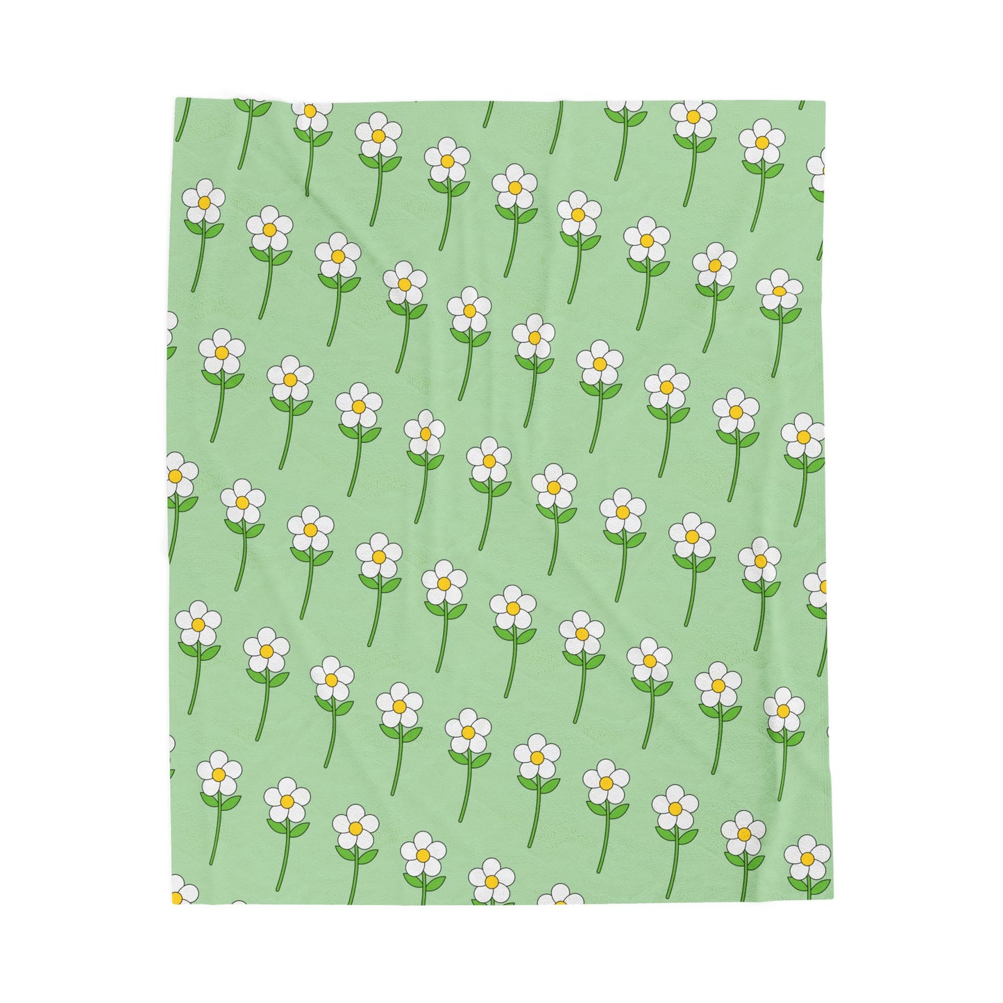 Floral Velveteen Plush Blanket - Cozy Home Decor, Soft Throw, Perfect Gift for Birthdays, Baby Showers, or Spring Celebrations