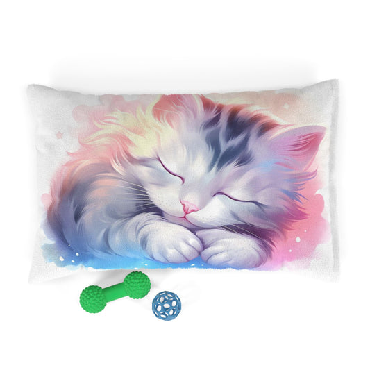 Dreamy Cat Bed, Cozy Pet Cushion, Cat Lover Gift, Cat Nap Pad, Soft Pet Bed, Feline Comfort, Cute Cat Decor