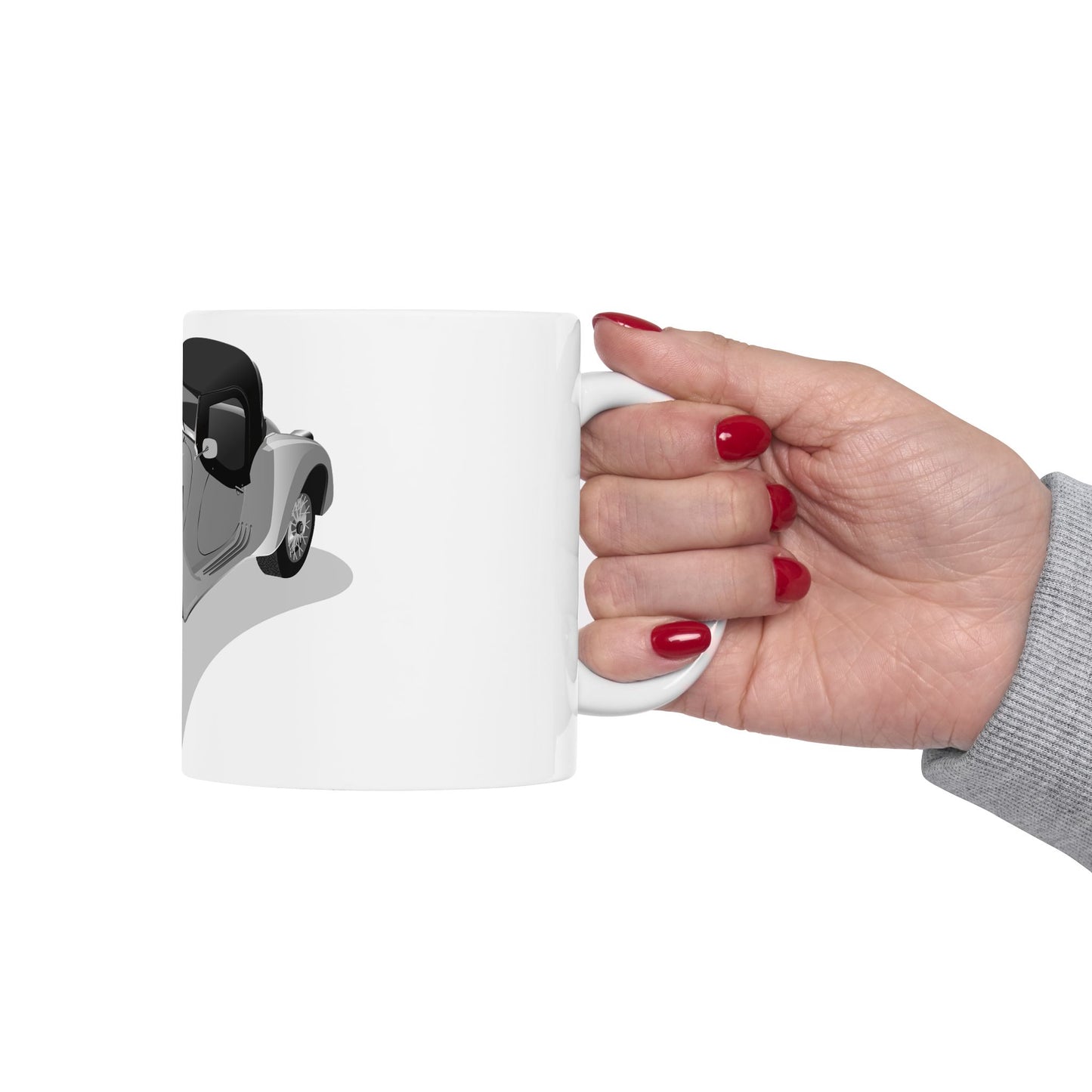 Vintage Car Ceramic Mug | Classic Car Lover Gift | Coffee Mug | Retro Auto Drinkware | 11oz 15oz