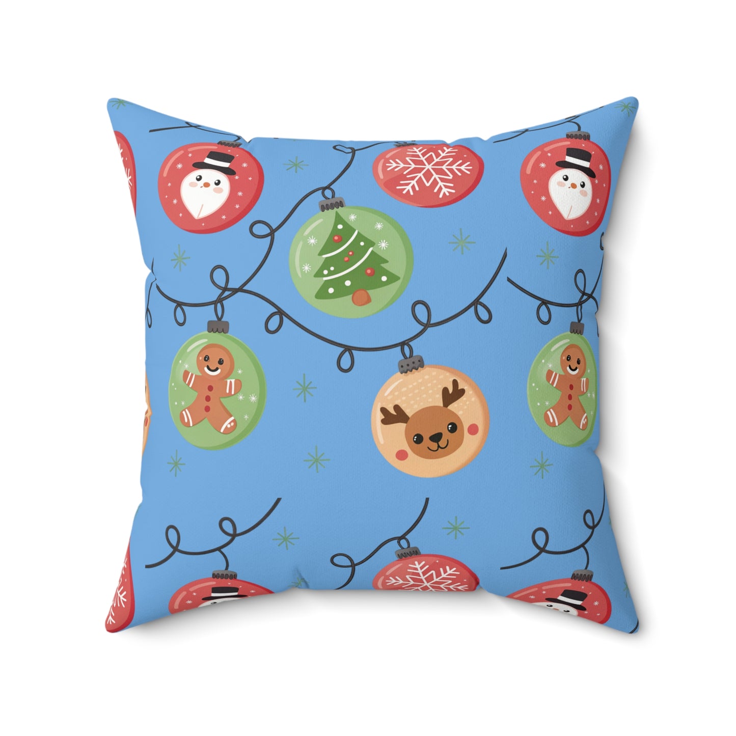 Festive Holiday Pillow, Seasonal Home Decor Cushion, Christmas Throw Pillow, Cute Decorative Accent, Cozy Winter Gift