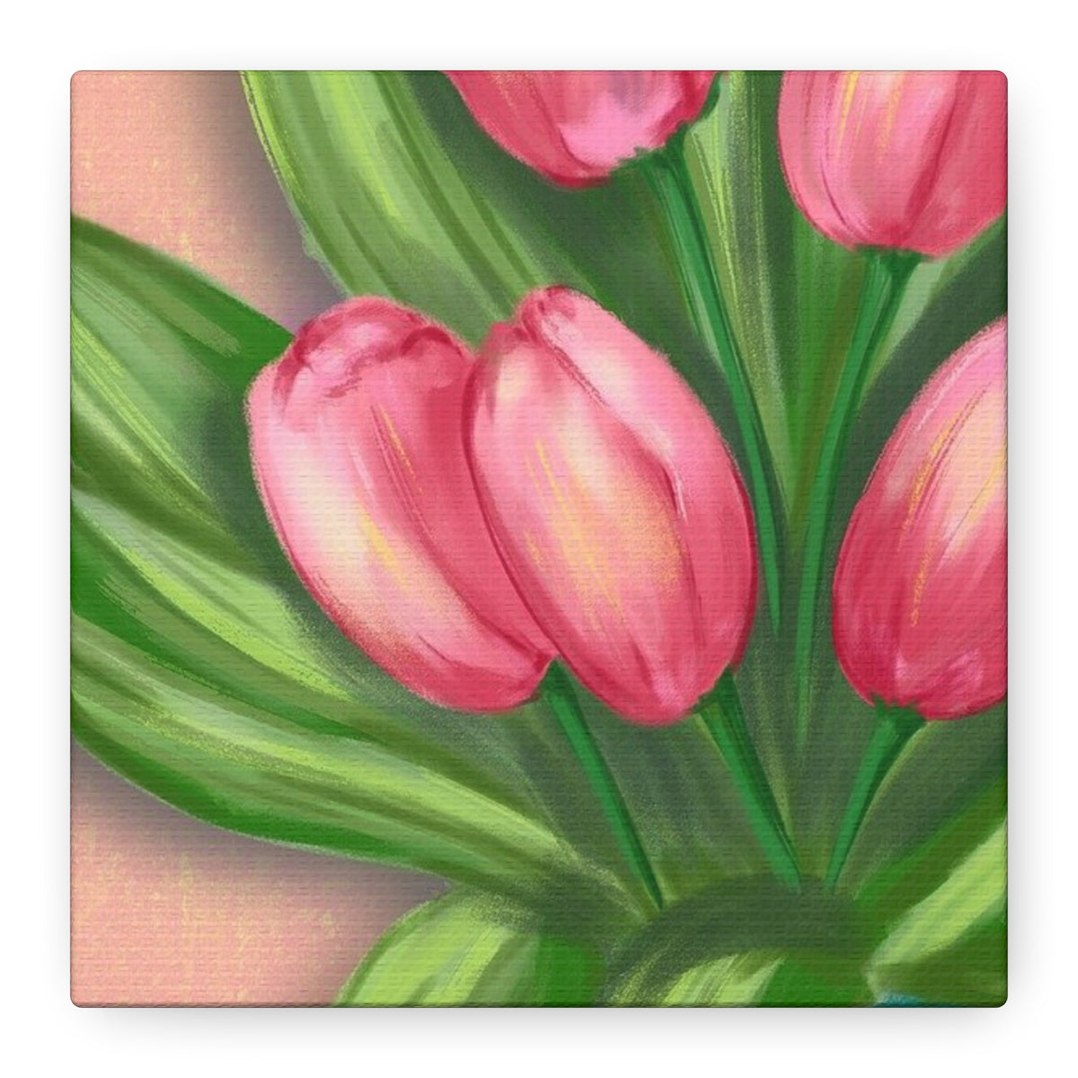 Matte Canvas, Stretched, 1.25" Tulips