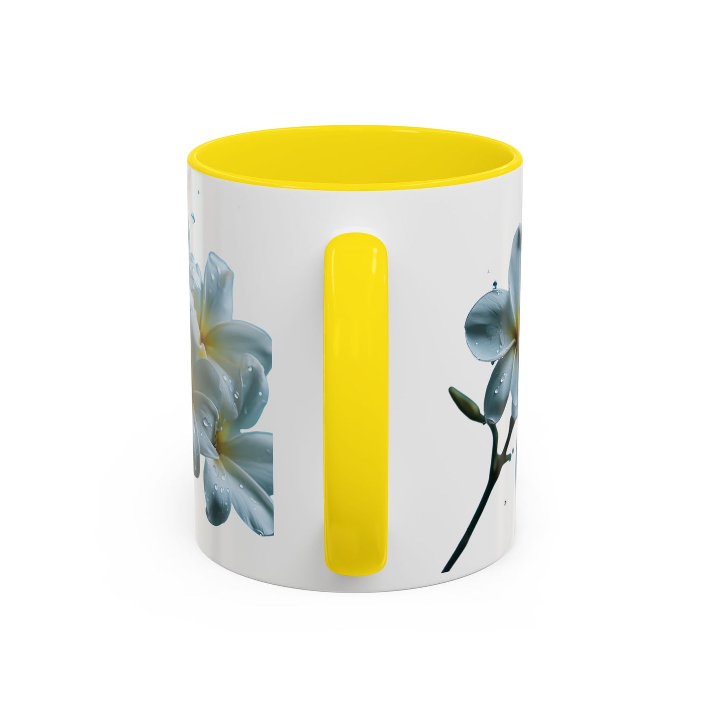 Floral Accent Coffee Mug