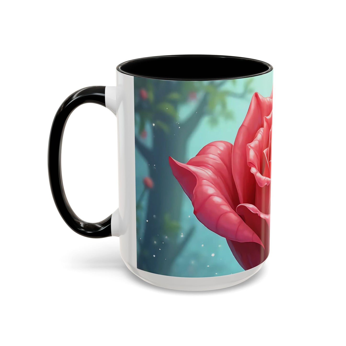 Elegant Rose Coffee Mug for Floral Lovers, Perfect Gift for Mother’s Day, Birthday, Home Decor, Garden Enthusiasts, Art Collectors