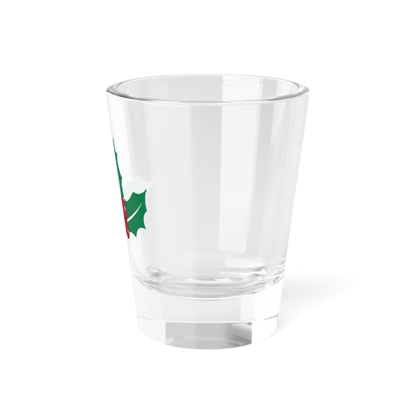 Festive Holly Shot Glass, Holiday Drinkware, Christmas Gatherings, Fun Cocktail Accessory, Unique Gift Idea, Winter Celebrations