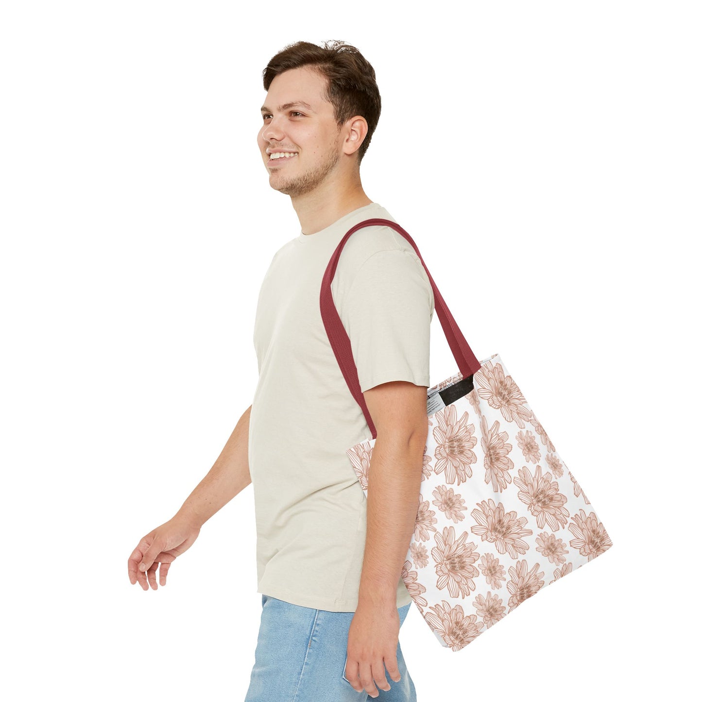 Floral Tote Bag | Stylish Reusable Shopping Bag | Eco-Friendly Gift | Beach, Gym, Grocery, Travel, Market