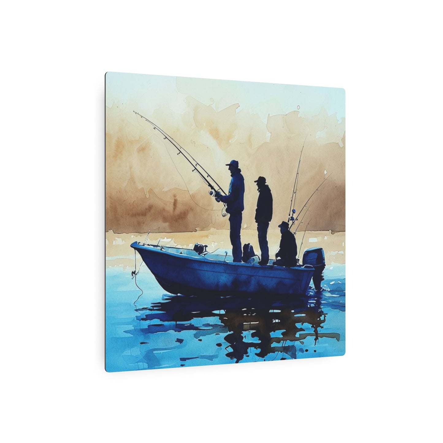Fishing Metal Art Sign - Perfect Gift for Fishermen, Man Cave Decor, Nautical Wall Art, Outdoor Enthusiast Gift, Fishing Lover Decor