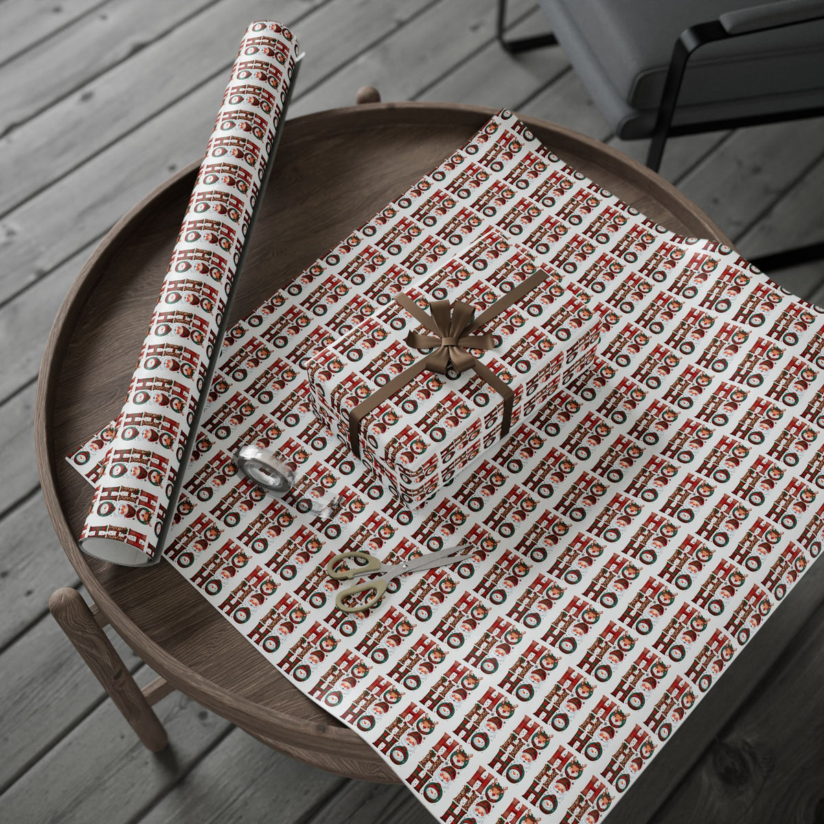 Festive Wrapping Paper, Holiday Gift Wrap, Christmas Wrap, Decorative Paper for Gifts, Seasonal Gift Wrap
