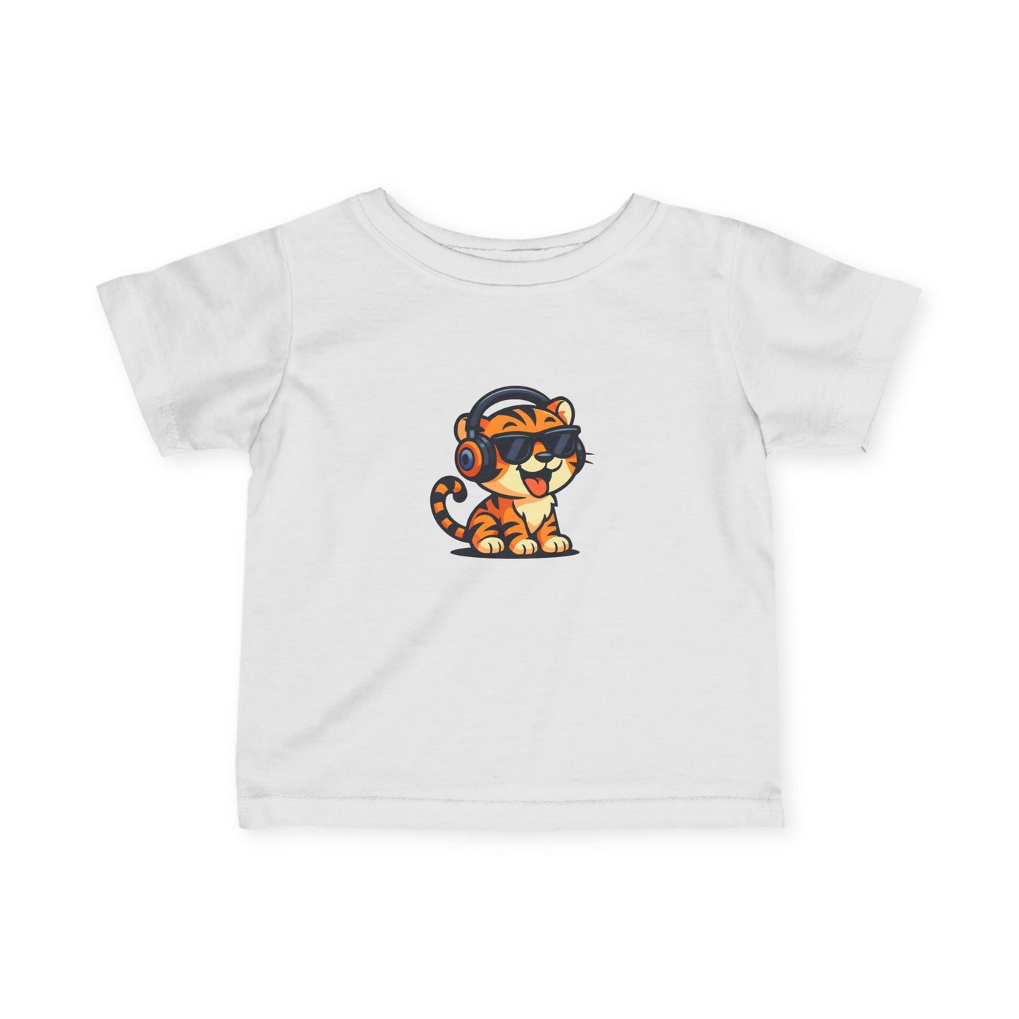 Cool Tiger Infant Tee, Cute Baby Shirt, Trendy Toddler Outfit, Unique Gift for New Parents, Stylish Babywear