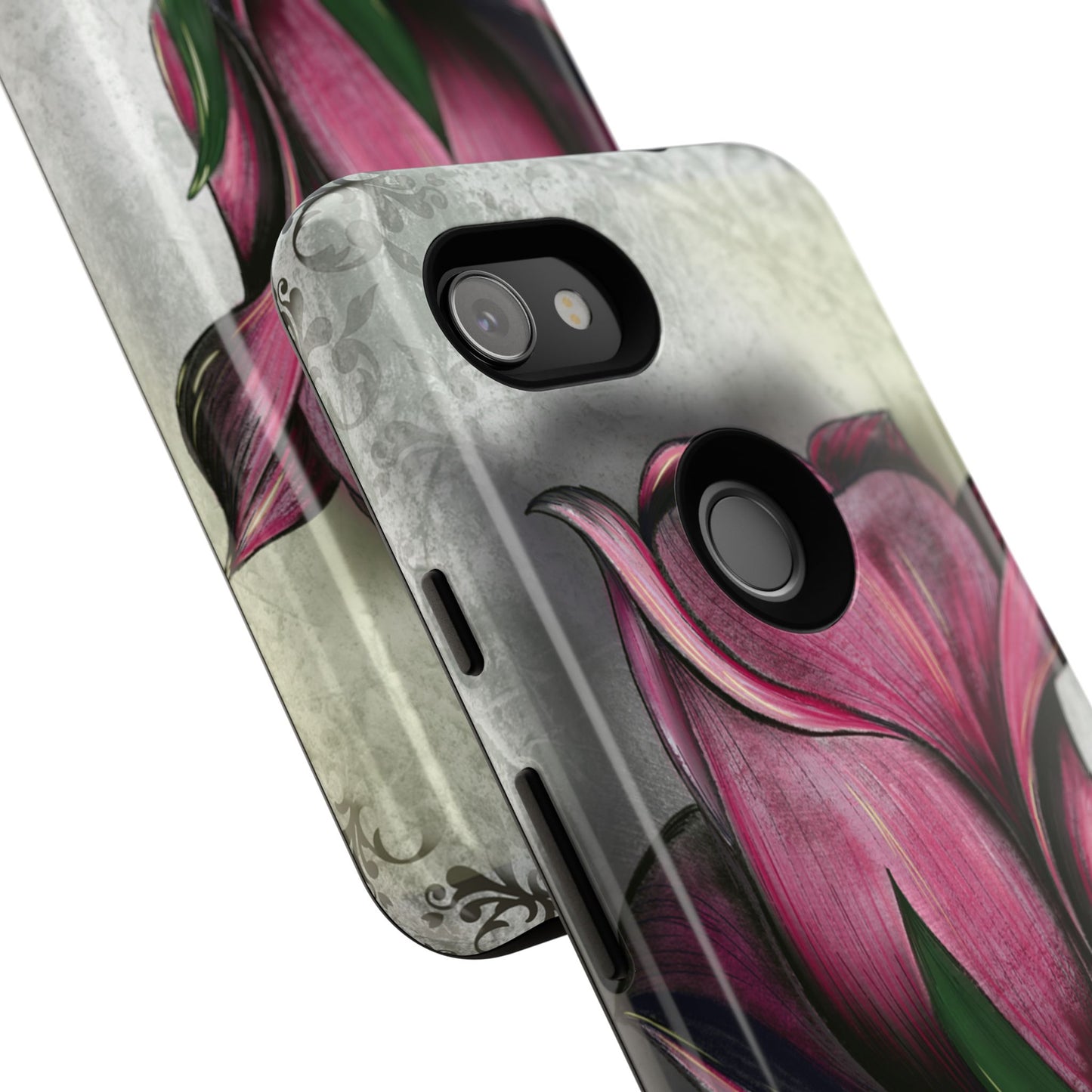 Rose Phone Case – Tough Cases, Floral Phone Cover, Gift for Her, Minimalist Design, Nature Lover's Accessory, Birthday Gift Idea