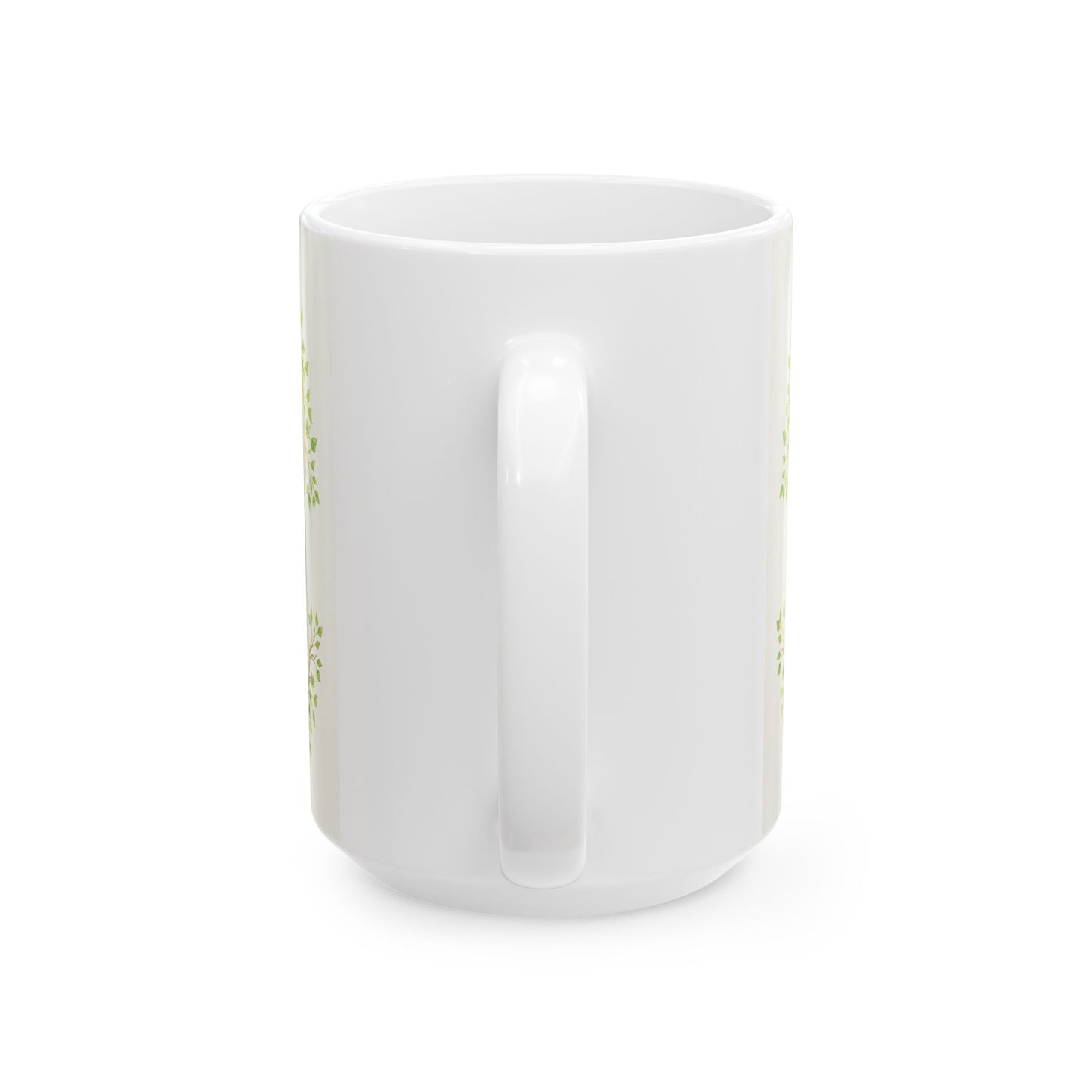 Elegant Floral Ceramic Mug - Perfect for Tea Lovers, Housewarming Gift, Mother's Day, Garden Party, Botanical Decor