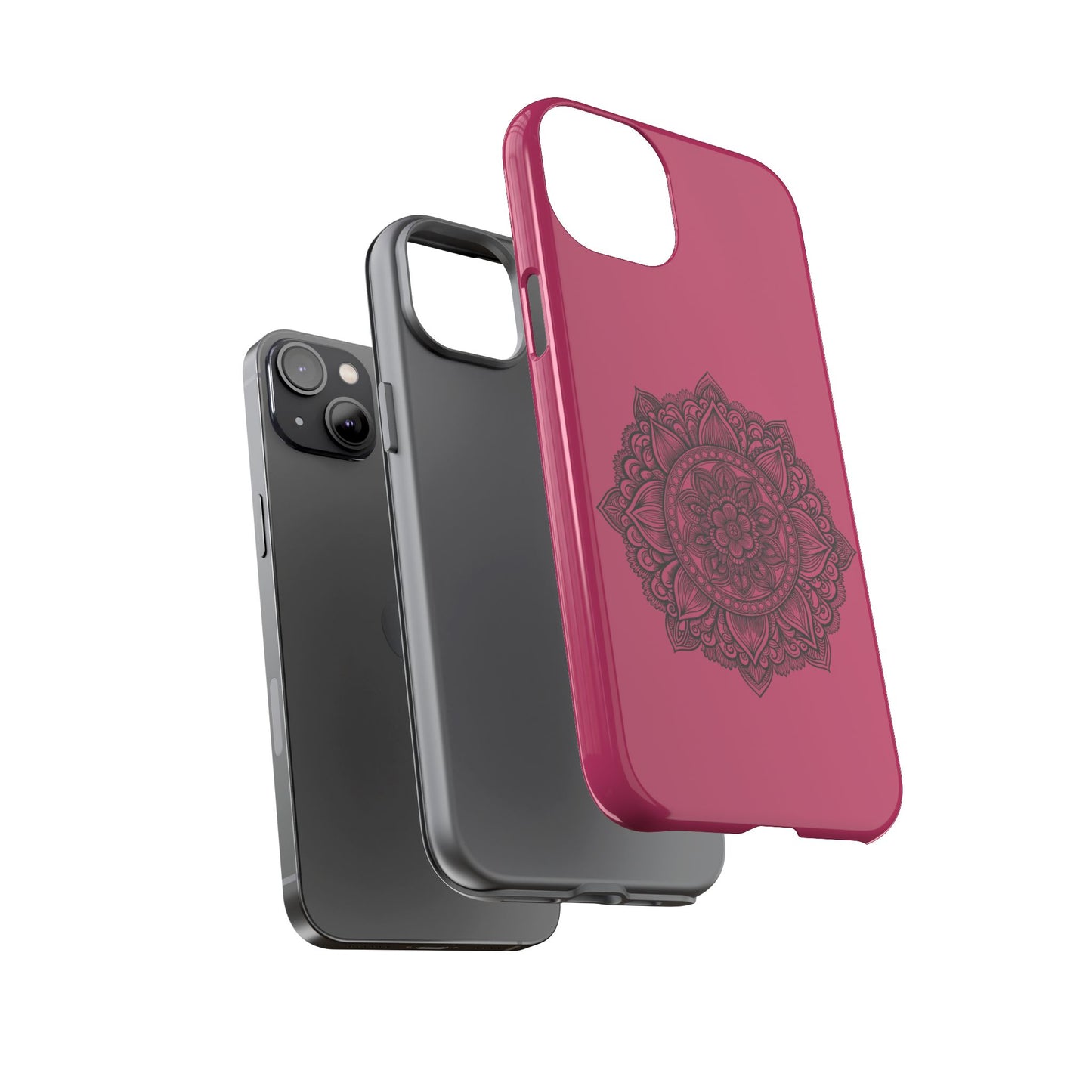 Vibrant Mandala Phone Case, Artistic Protection Cover, Gift for Her, Trendy Accessories, Birthday or Holiday Present