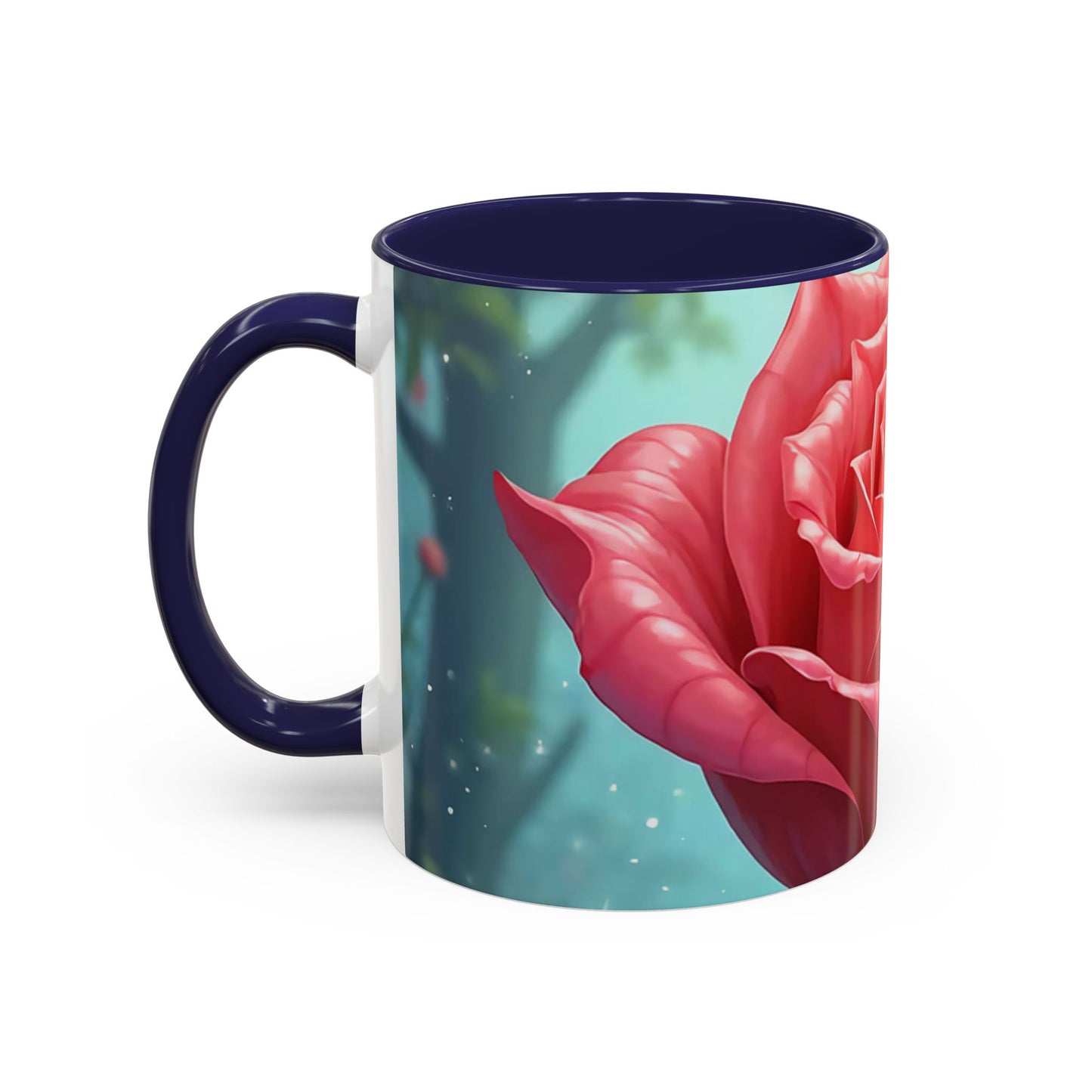 Elegant Rose Coffee Mug for Floral Lovers, Perfect Gift for Mother’s Day, Birthday, Home Decor, Garden Enthusiasts, Art Collectors