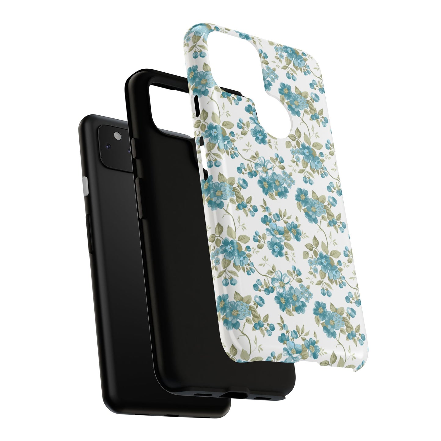 Floral Phone Case - Tough Cases, Durable Phone Cover, Cute Floral Design, Gift for Her, Trendy Phone Accessory, Spring Style