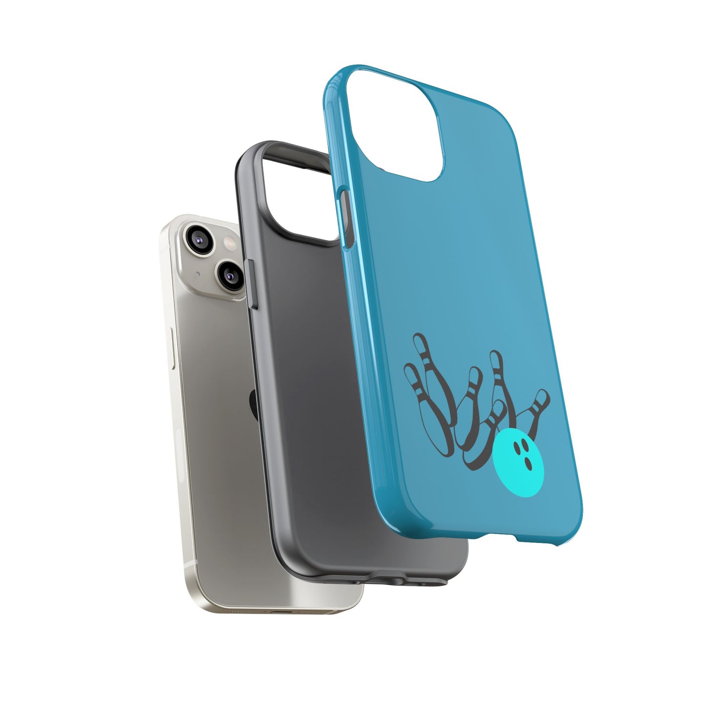 Bowling Phone Case, Tough Cases for Bowling Enthusiasts, Fun Gift for Bowlers, Unique Phone Accessory, Sports Themed Cases