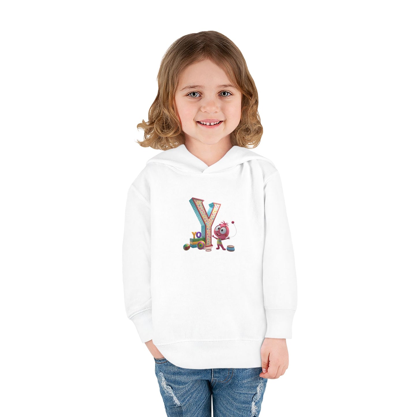 Toddler Fun Fleece Hoodie - Playful Design for Kids, Cozy Pullover, Perfect Gift for Birthdays, Holidays, Everyday Wear