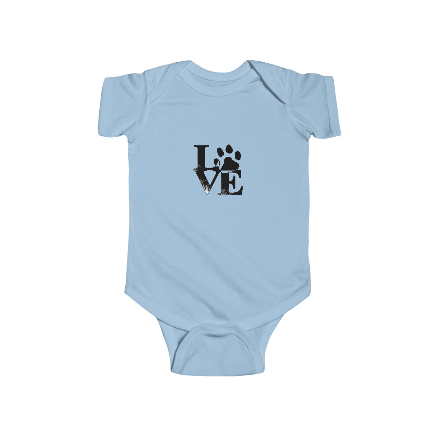 Paw Print Love Infant Bodysuit, Cute Baby Outfit, Pet Lover Gift, Newborn Clothes, Baby Shower Gift