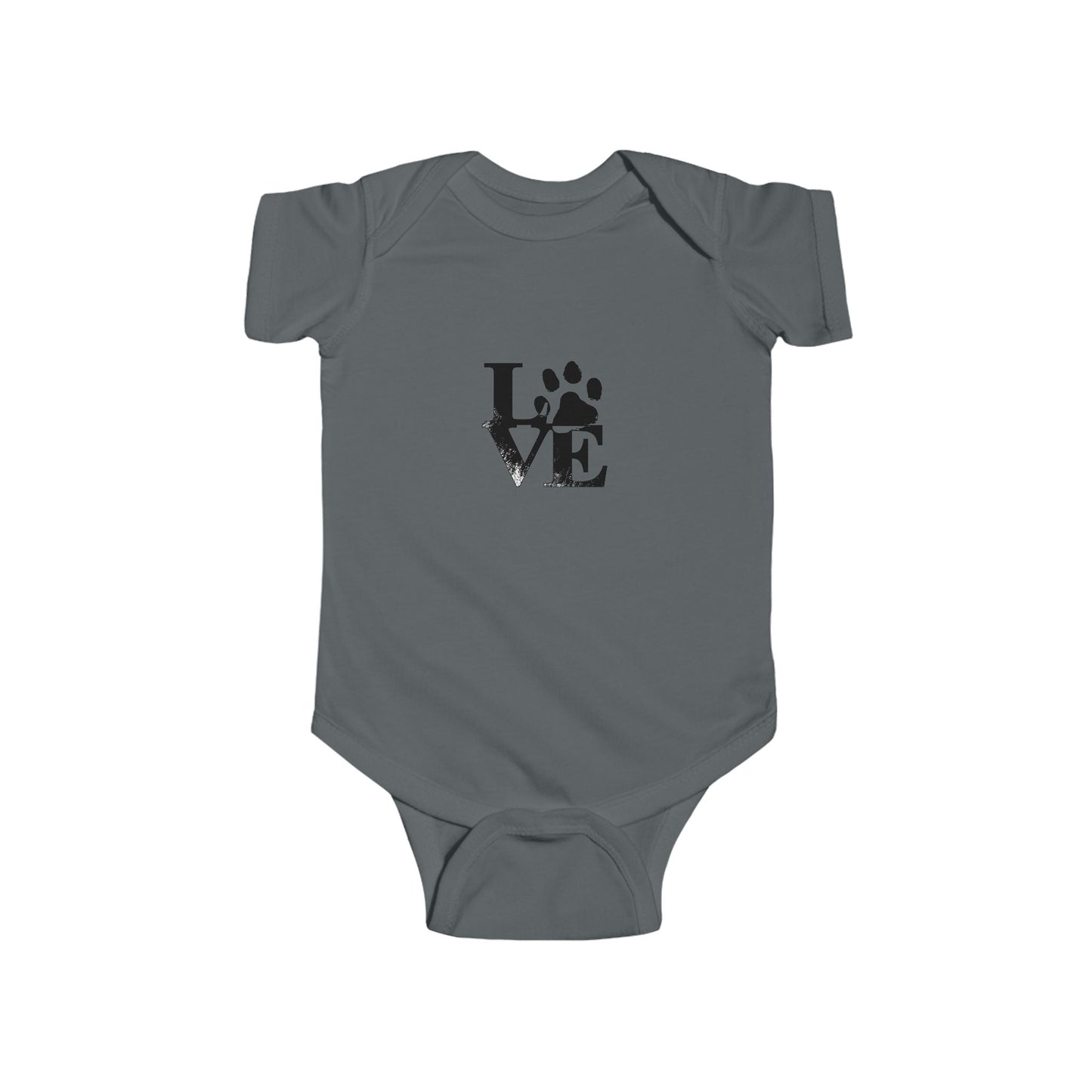 Paw Print Love Infant Bodysuit, Cute Baby Outfit, Pet Lover Gift, Newborn Clothes, Baby Shower Gift