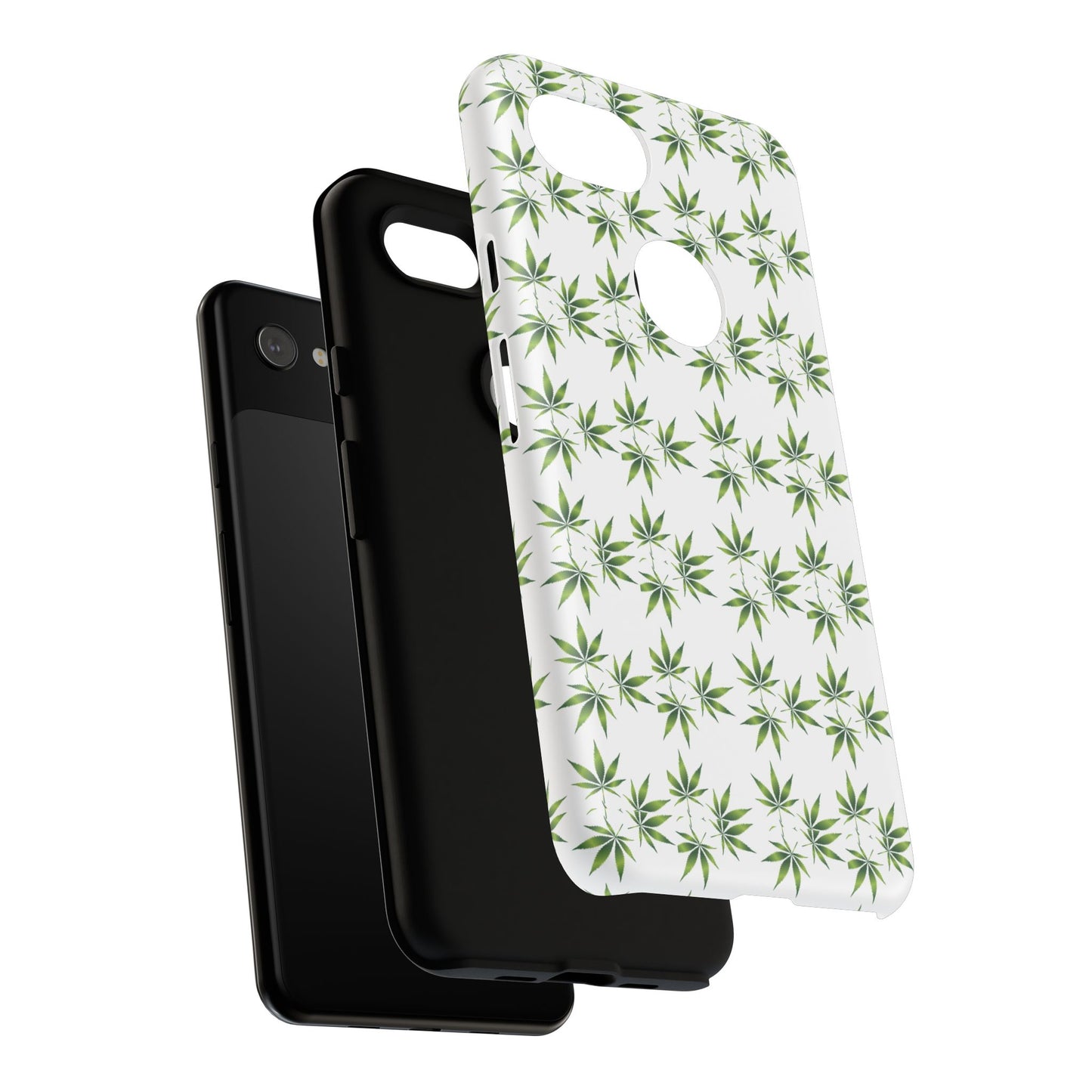 Stylish Phone Case with Cannabis Leaf Design, Durable Phone Cover, Gift for Stoner Friends, Unique Phone Accessory, Nature-Inspired Design