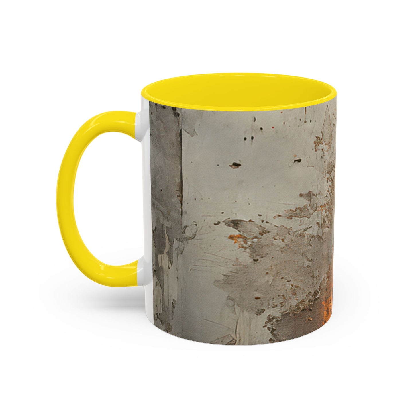 Rustic Accent Coffee Mug, Unique Artistic Mug