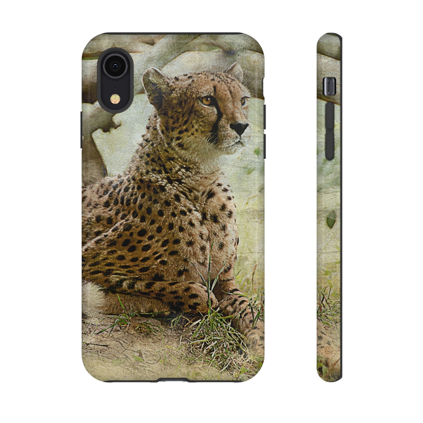 Cheetah Phone Case, Tough Cases, Animal Lover Gift, Wildlife Protection, Eco-Friendly Mobile Cover, Unique Phone Accessory