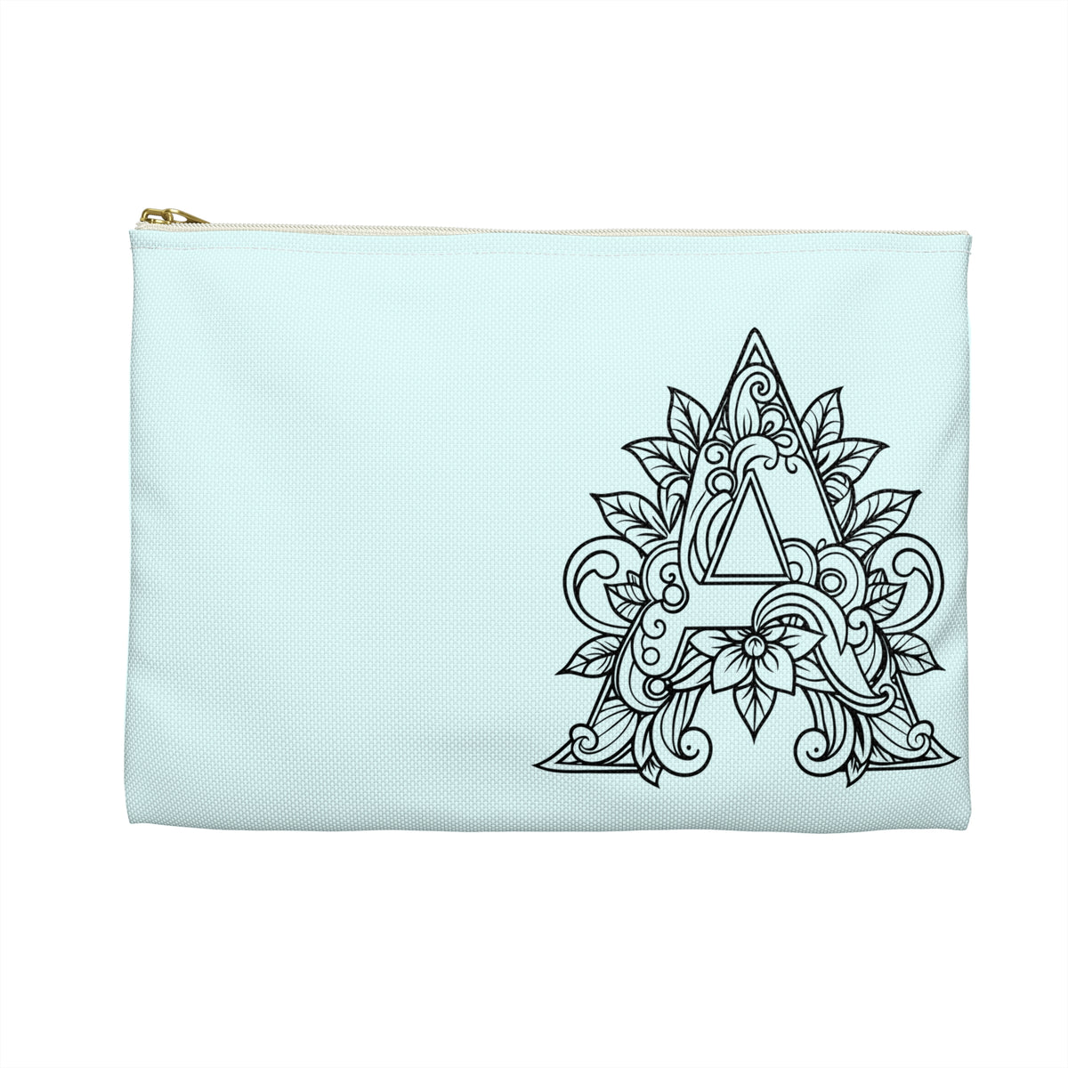 Bohemian Accessory Pouch for Organized Essentials - Letter A