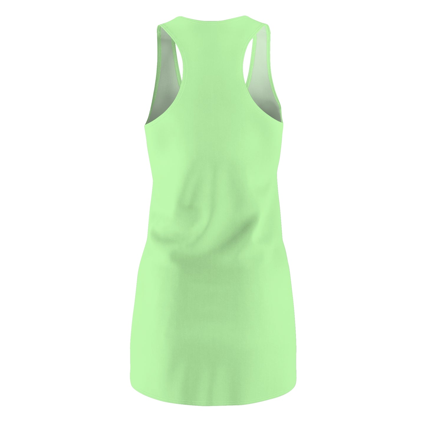 Women's Fun & Flirty Racerback Dress, Cute Summer Attire, Perfect for Parties, Vivid Color, Unique Gift Idea, Celebratory Wear