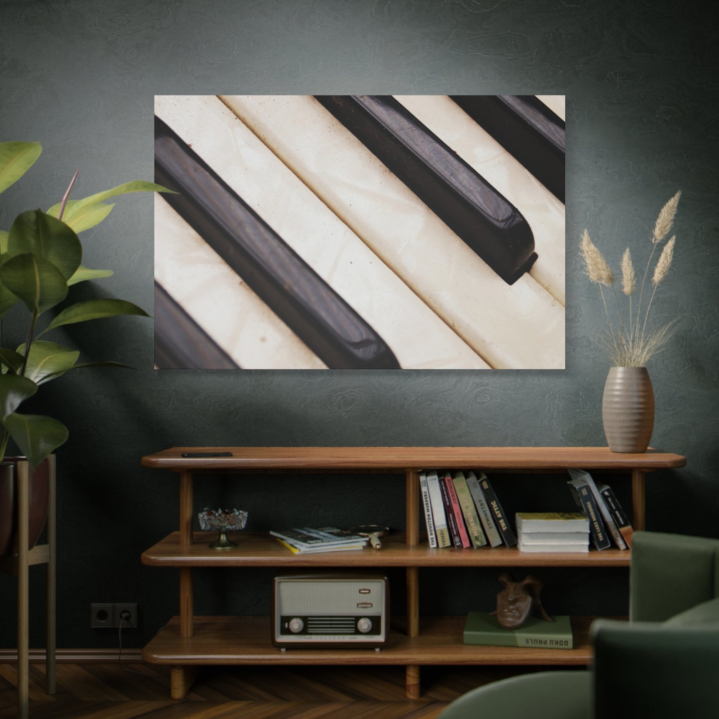 Piano Keys Canvas Wall Art, Music Decor for Home, Perfect Gift for Musicians or Music Lovers
