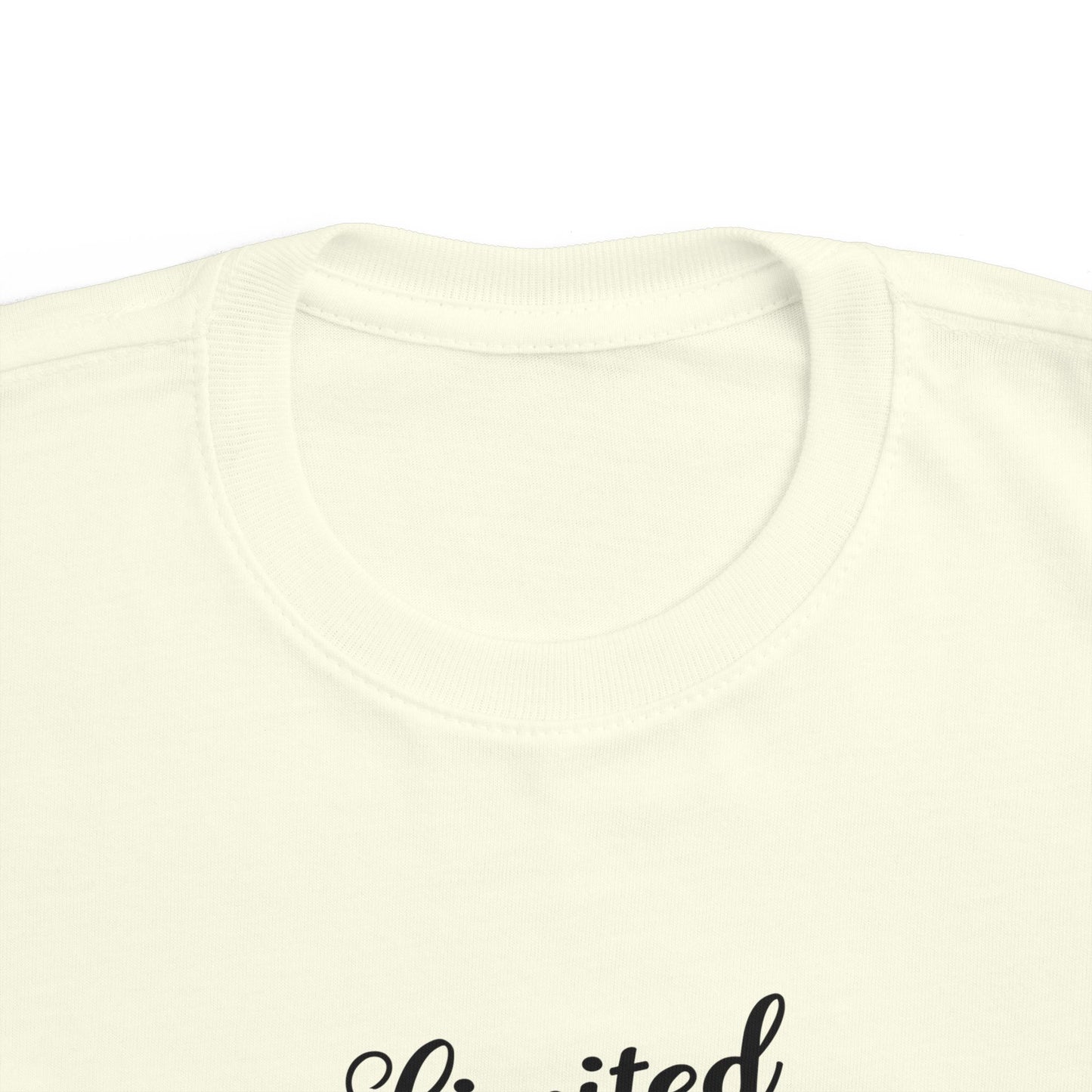 Limited Edition Toddler Tee, Cute Kids Shirt, Children's Fashion, Baby Gift, Toddler Apparel, Playful Clothing, Special Occasion Wear