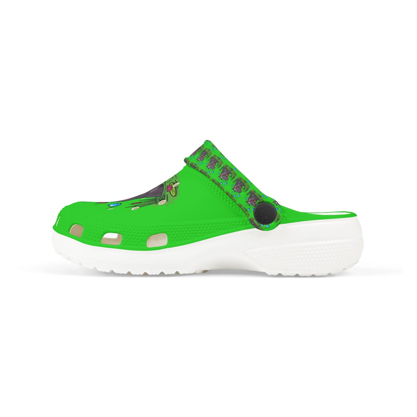 Hippo-Themed Kid's EVA Foam Clogs - Fun Waterproof Slip-Ons for Playtime, Summer, Gifts, Birthdays, Beach