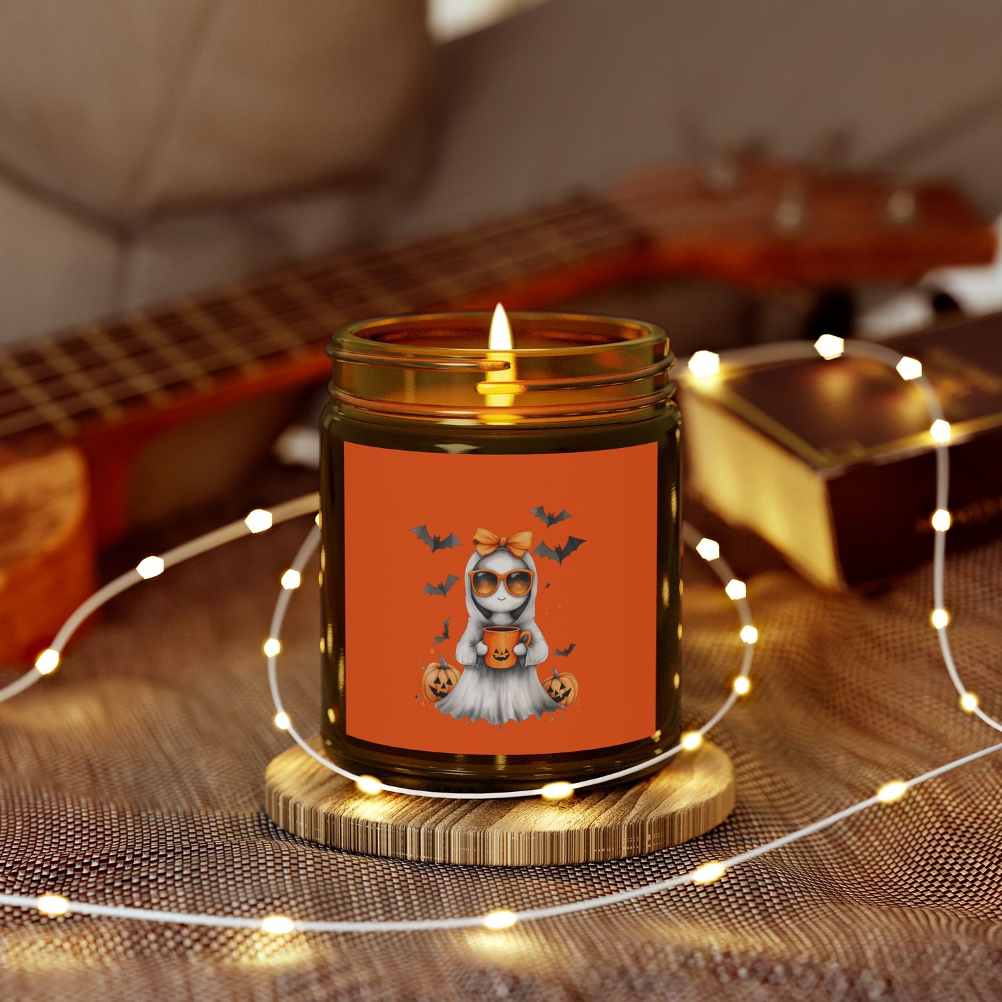 Halloween-Themed Scented Candles, Fall Decor, Aromatherapy Gifts, Cozy Home Accents, Spooky Candle Vibes