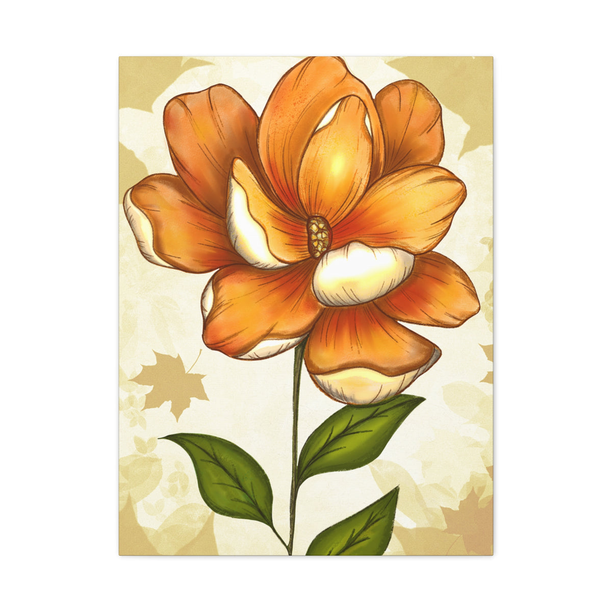 Copy of Matte Canvas, Stretched, 1.25" Tulips Pink and Purple Flowers