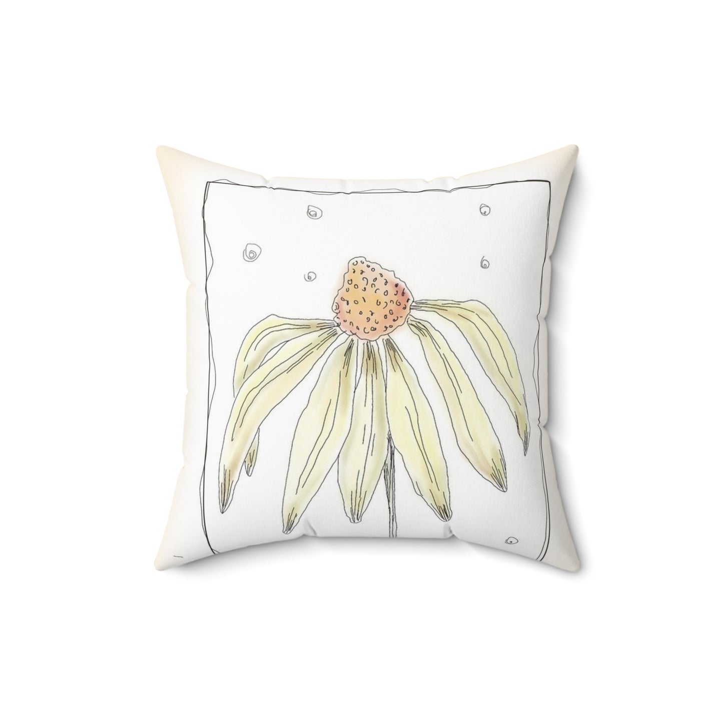 Spun Polyester Square Pillow