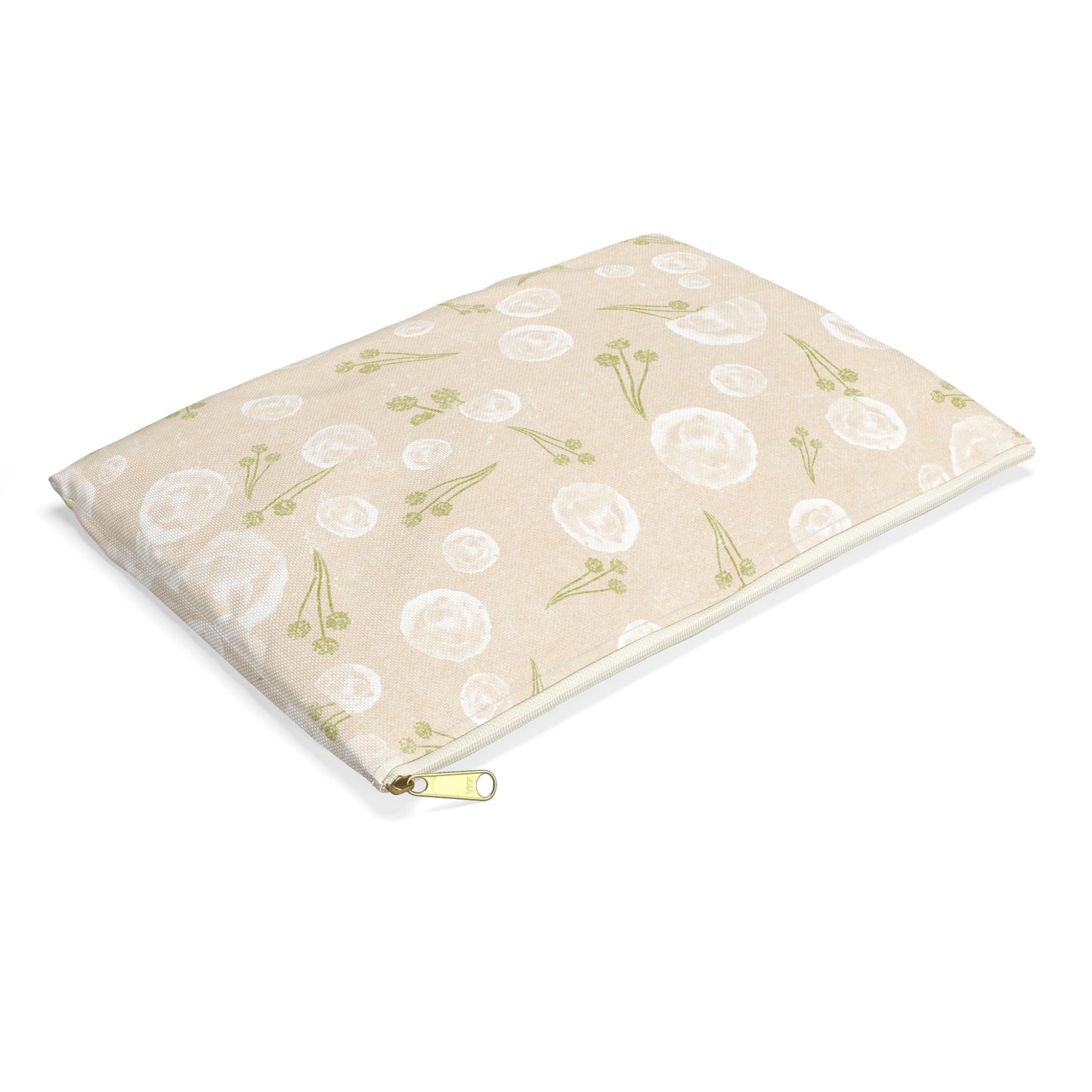 Floral Accessory Pouch - Cute Storage for Makeup, Travel, Organizing, Gifts, Eco-friendly